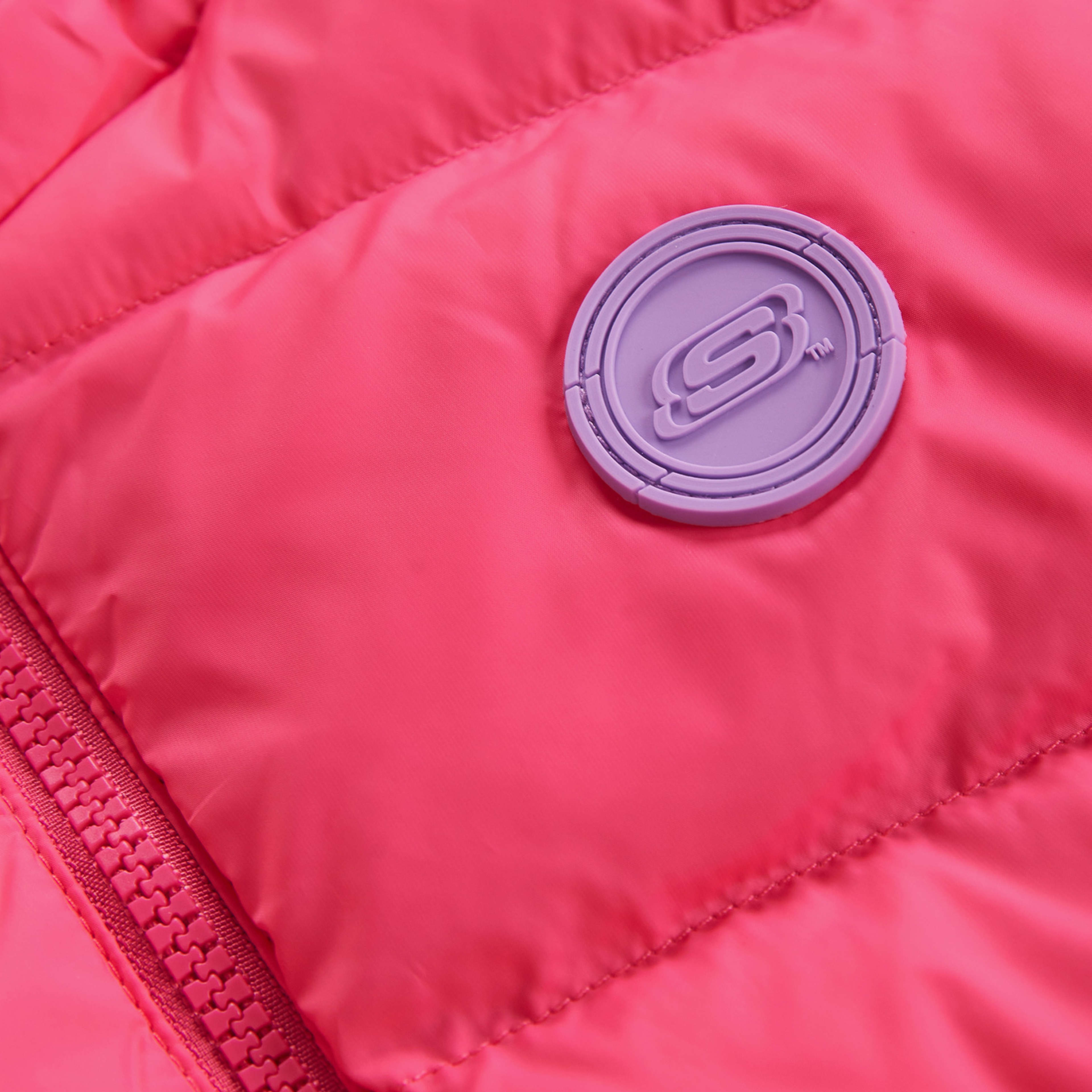 Skechers Outerwear Padded Çocuk Pembe Yelek