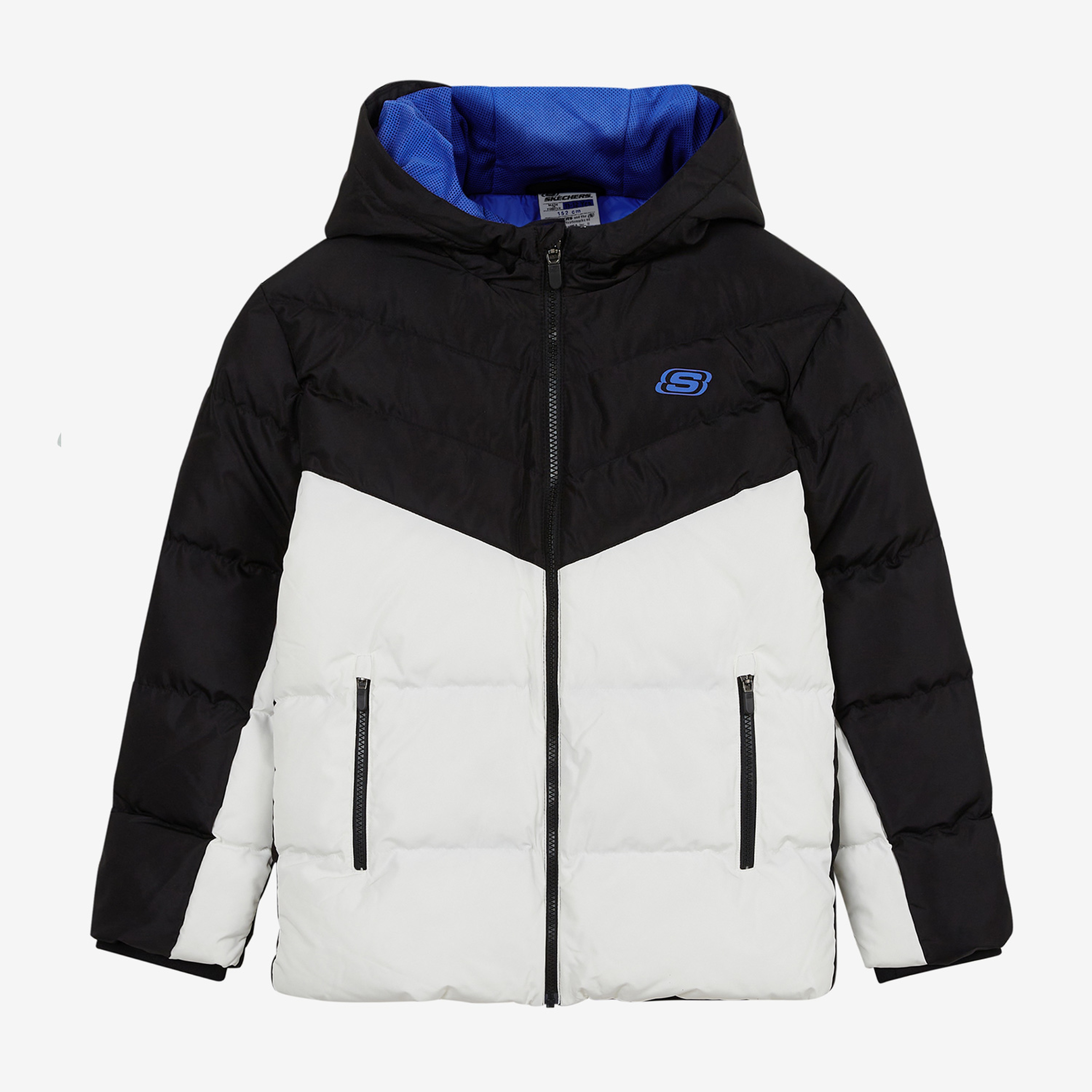 Skechers Outerwear Padded Çocuk Beyaz/Siyah Ceket