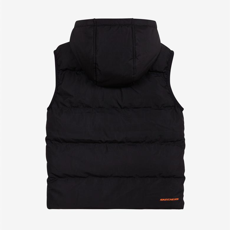 Skechers Outerwear Padded Çocuk Turuncu/Siyah Yelek