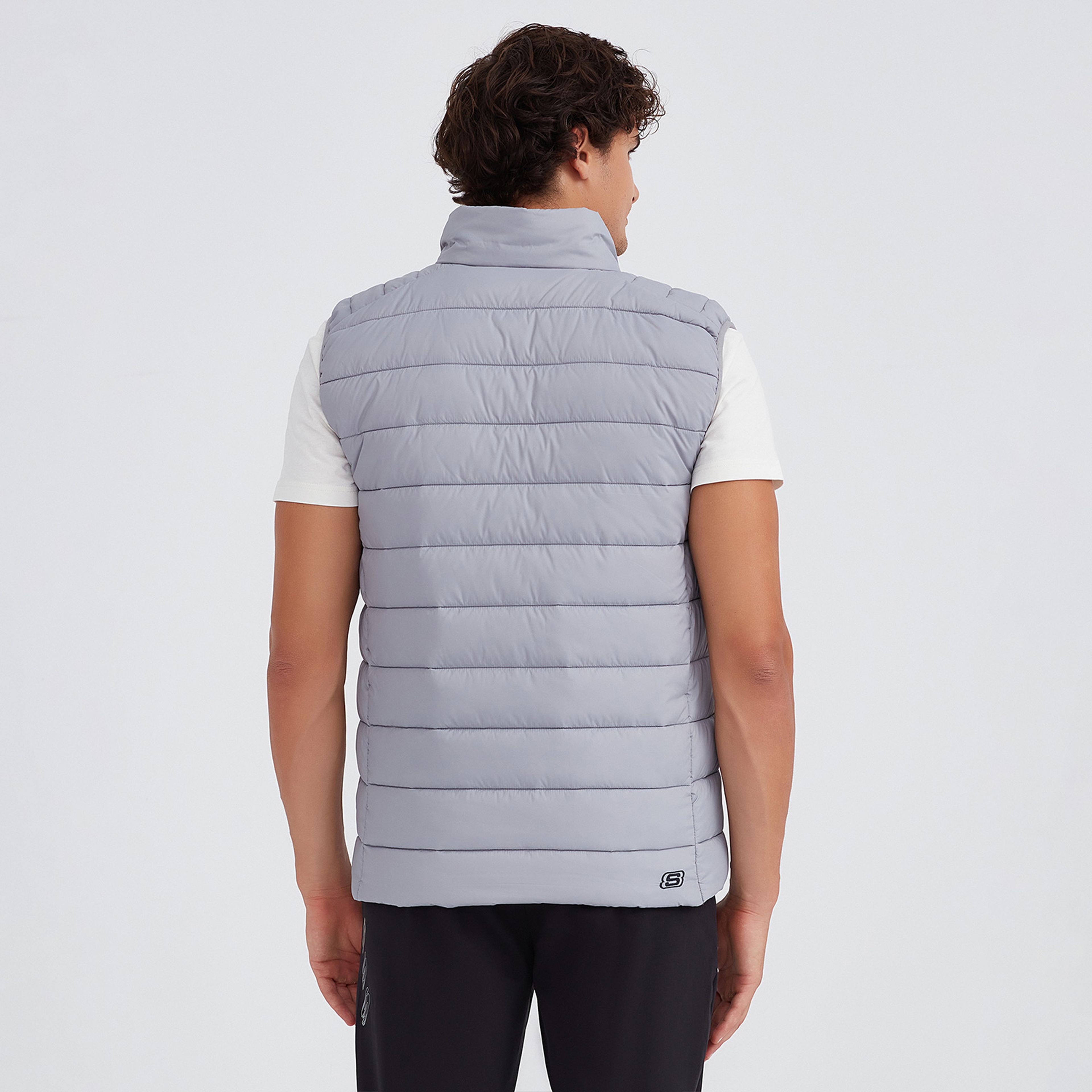 Skechers Outerwear Padded Erkek Gri Yelek