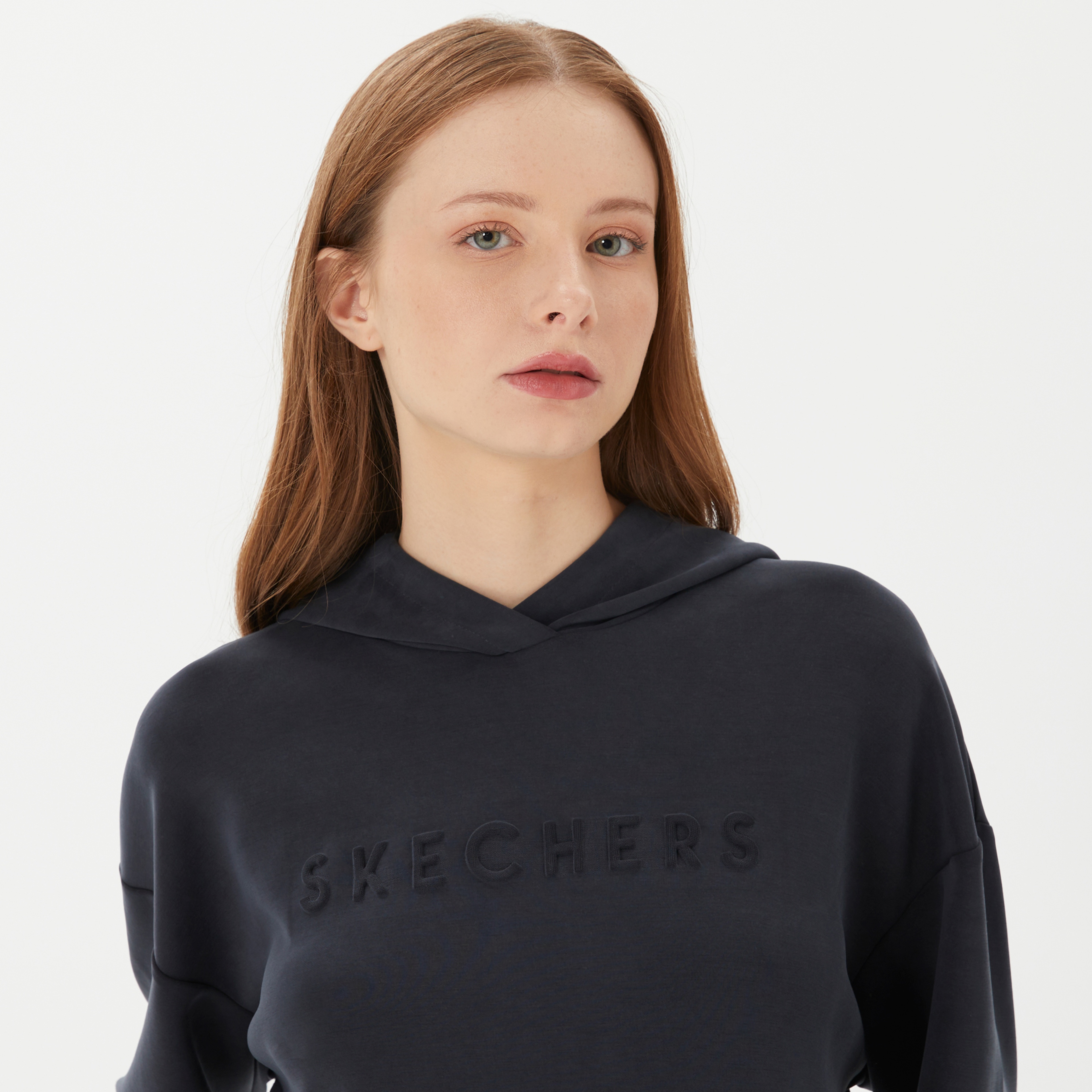 Skechers Soft Touch Kadın Siyah Hoodie