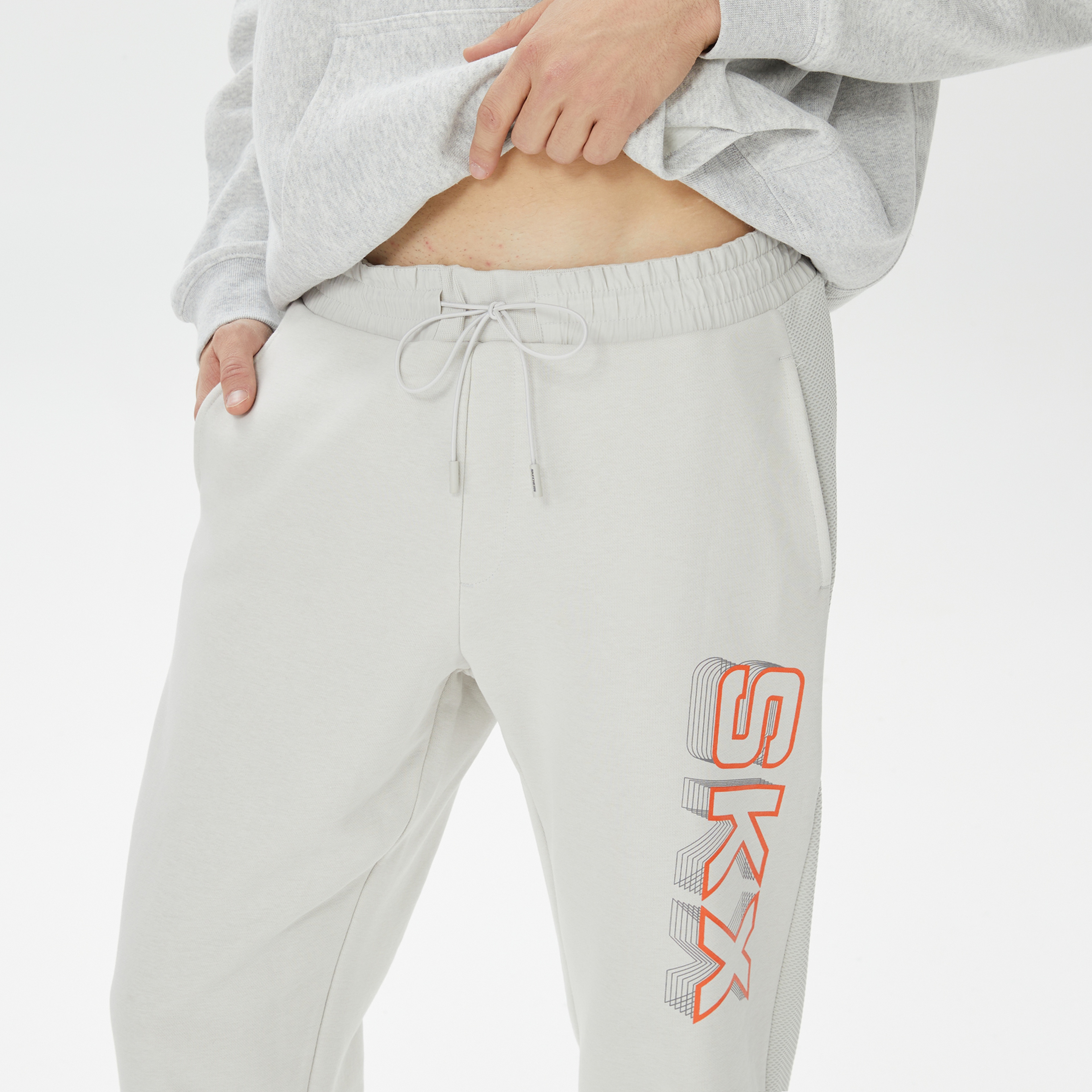 Skechers LW Fleece   Erkek Gri Eşofman Altı