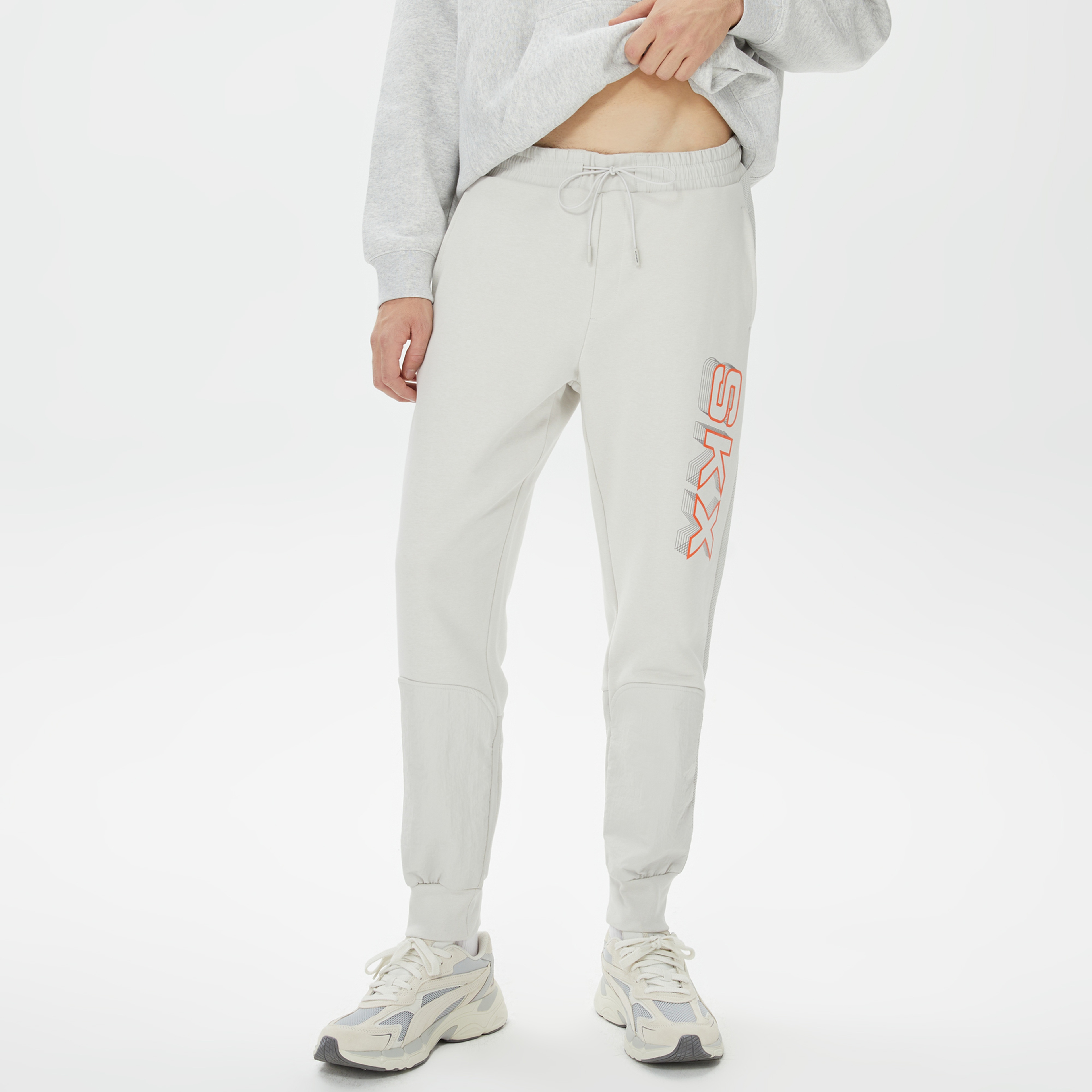 Skechers LW Fleece   Erkek Gri Eşofman Altı