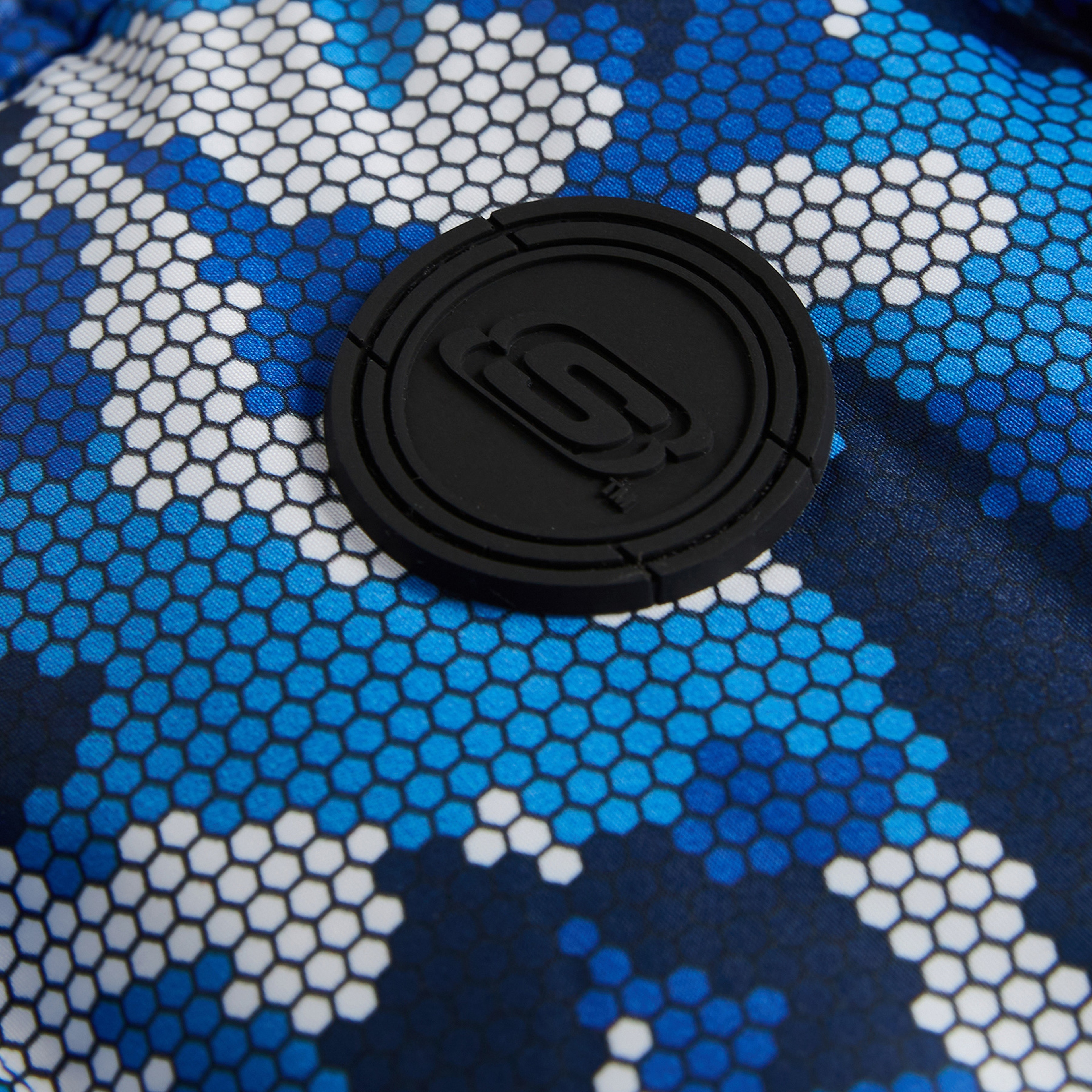 Skechers Outerwear Padded Çocuk Mavi/Siyah/Gri Ceket