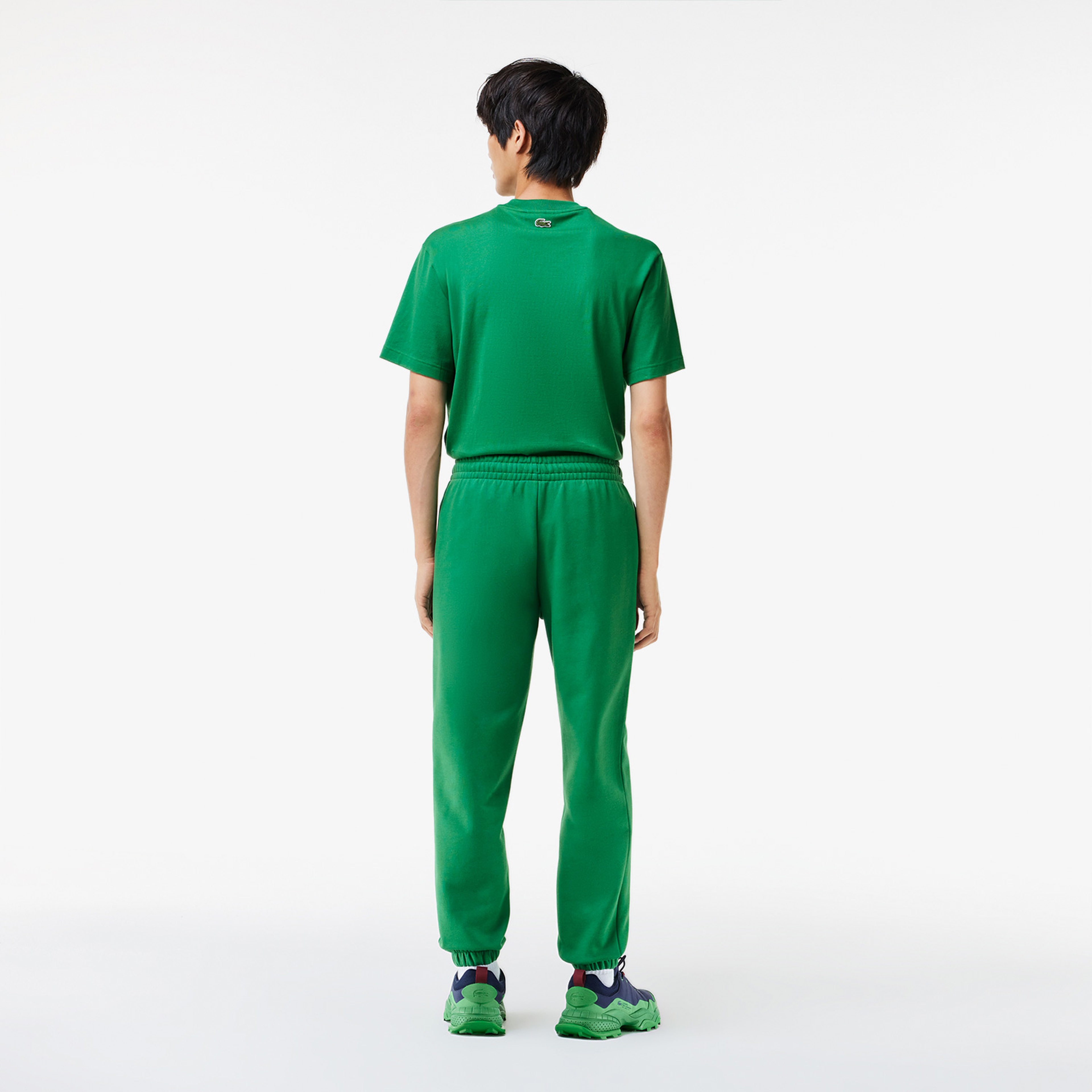 Erkek Regular Fit Baskılı Yeşil Eşofman Altı