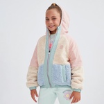 Skechers Outdoor Fleece Full Zip Sherpa Çocuk Renkli Eşofman Üstü