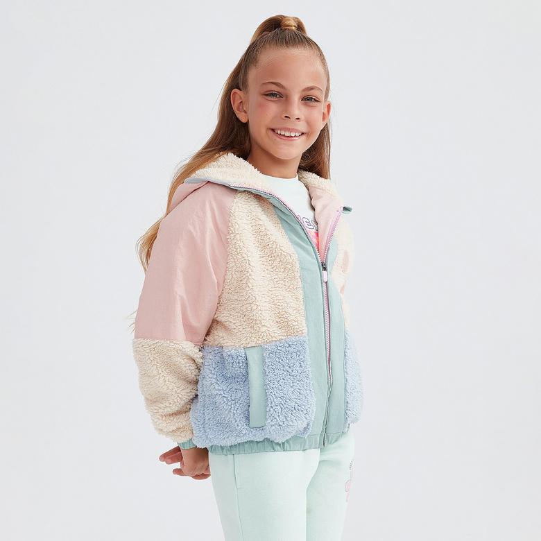 Skechers Outdoor Fleece Full Zip Sherpa Çocuk Renkli Eşofman Üstü