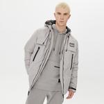 Skechers Outerwear Padded Erkek Gri Mont