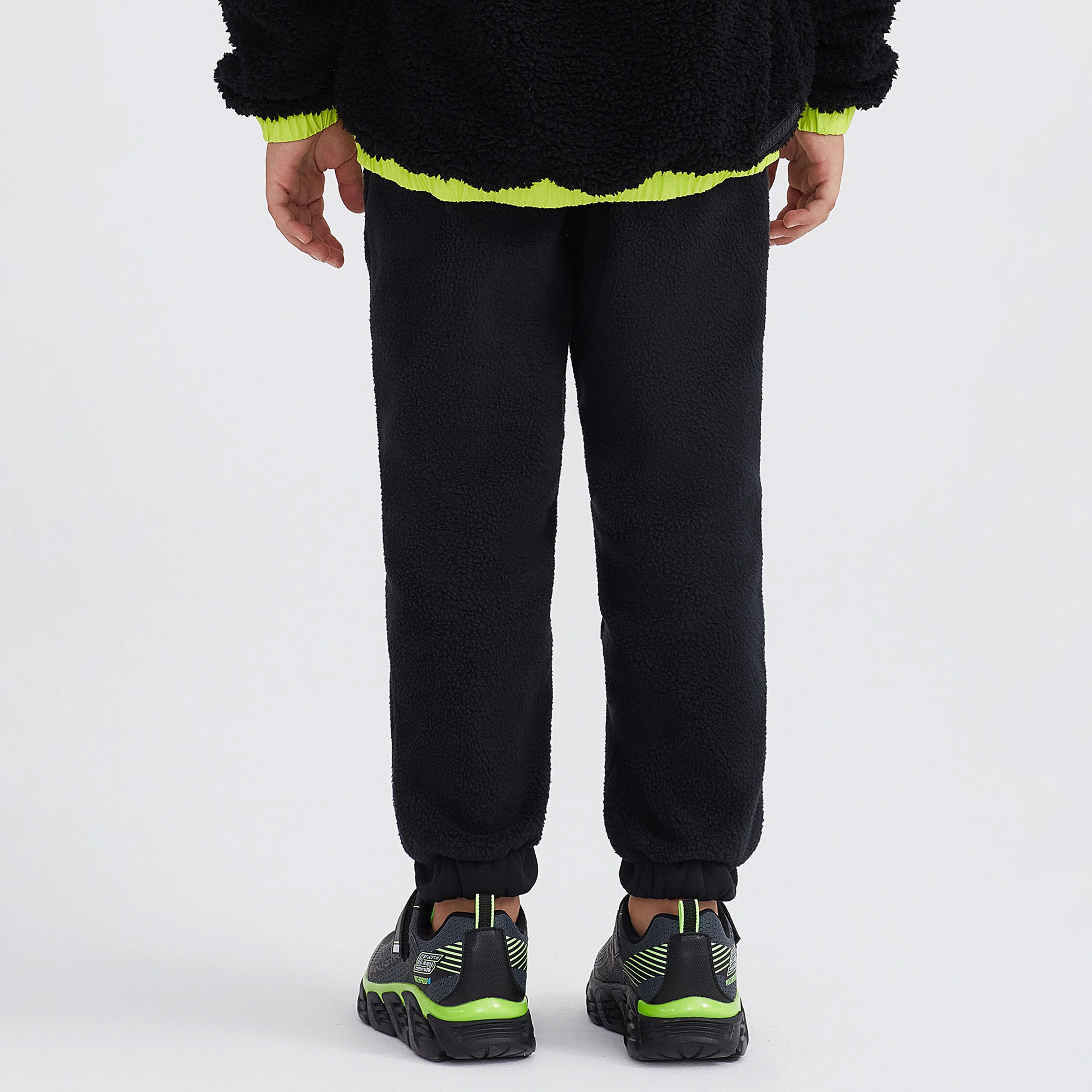 Skechers Outdoor Fleece Jogger Çocuk Siyah Eşofman Altı