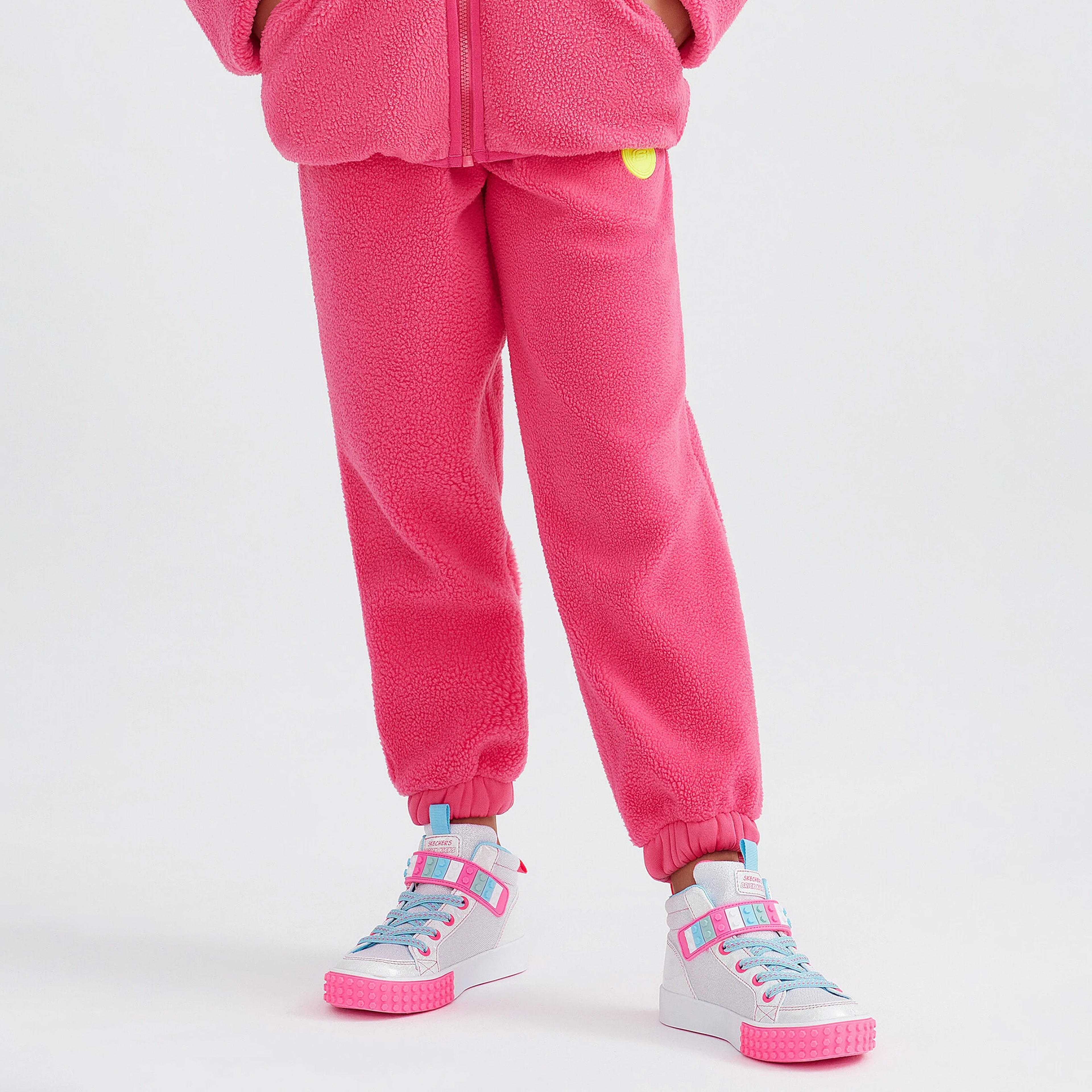 Skechers Outdoor Fleece Jogger Çocuk Pembe Eşofman Altı
