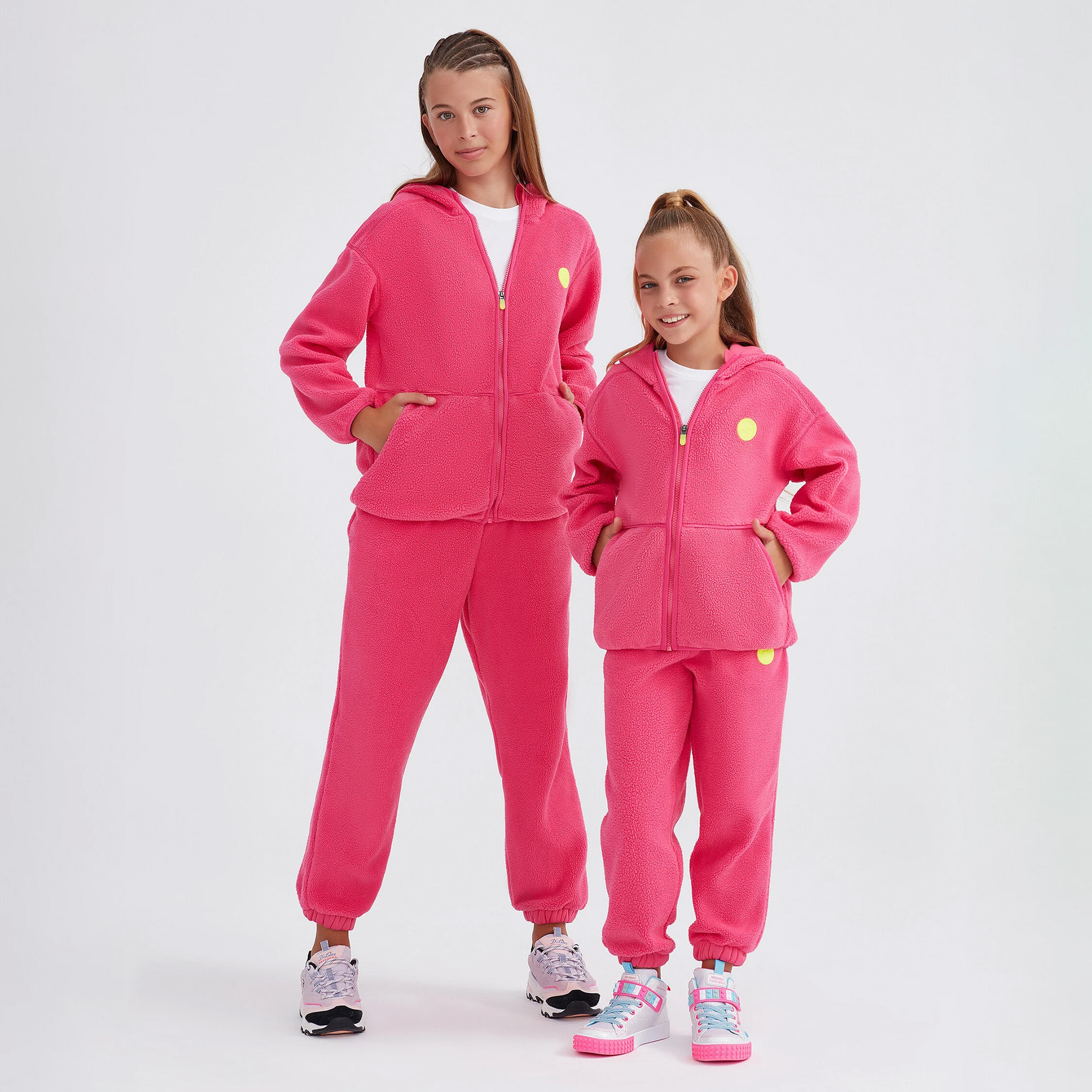 Skechers Outdoor Fleece Jogger Çocuk Pembe Eşofman Altı