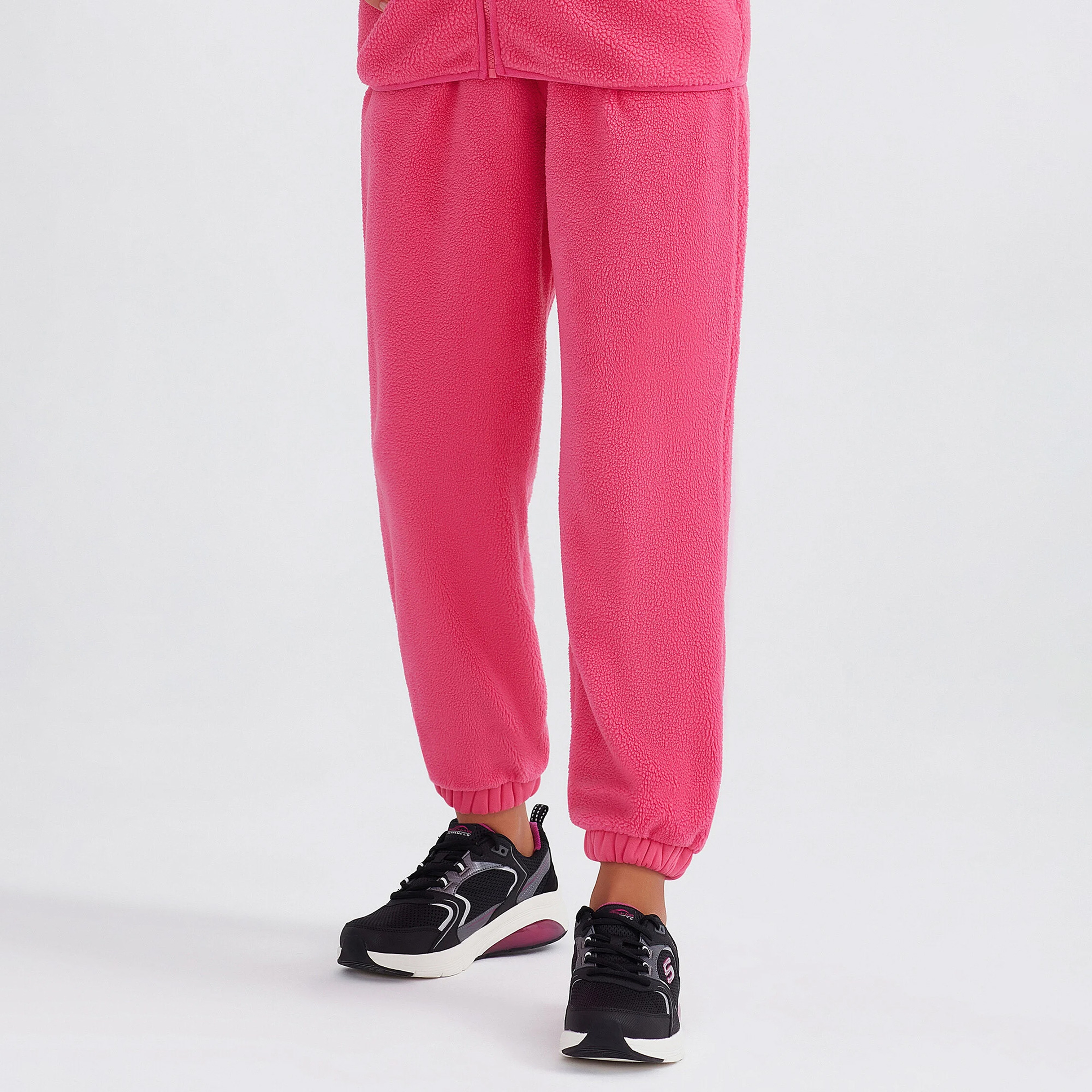 Skechers Outdoor Fleece Jogger Çocuk Pembe Eşofman Altı