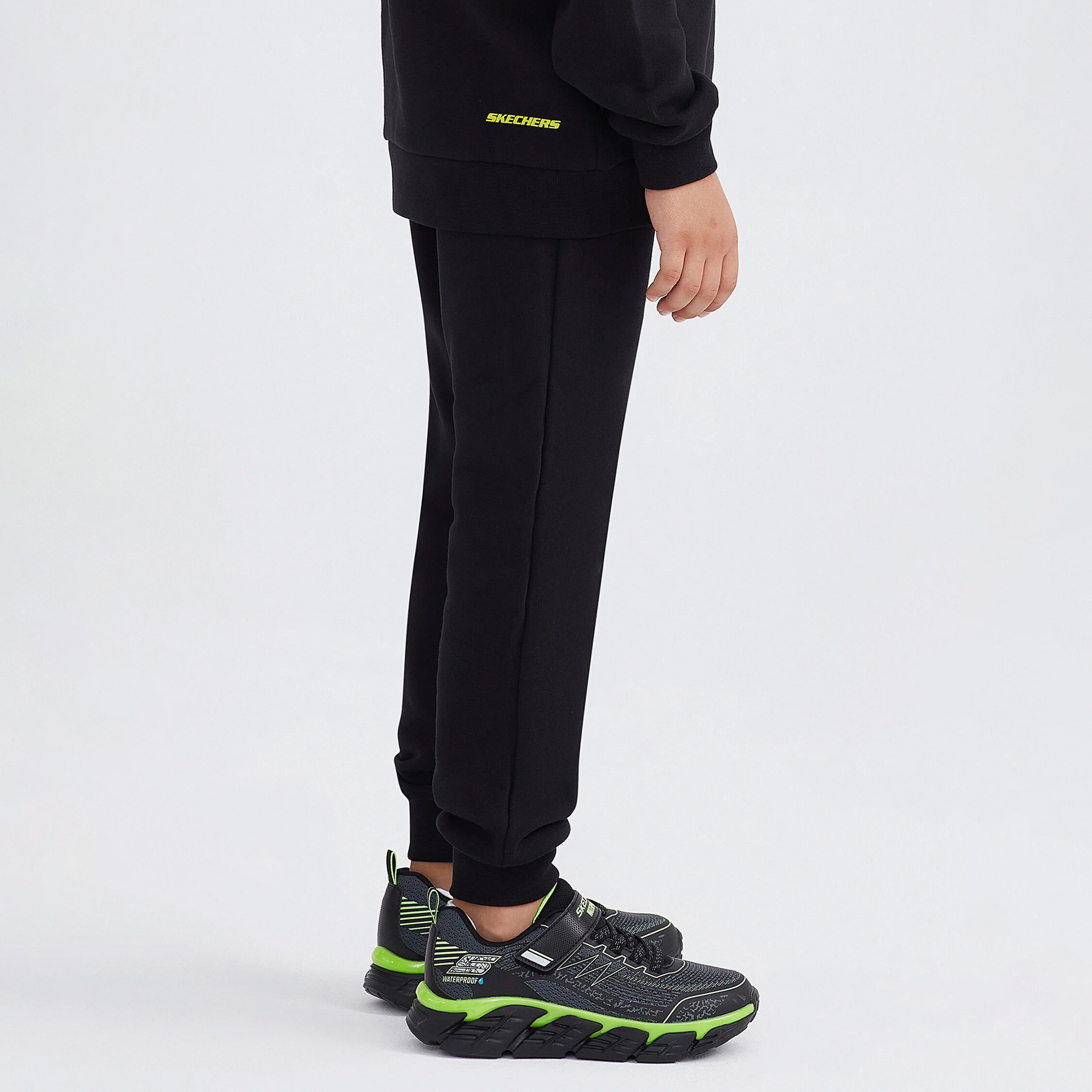 Skechers Heavy Weight Fleece Jogger Çocuk Siyah Eşofman Altı
