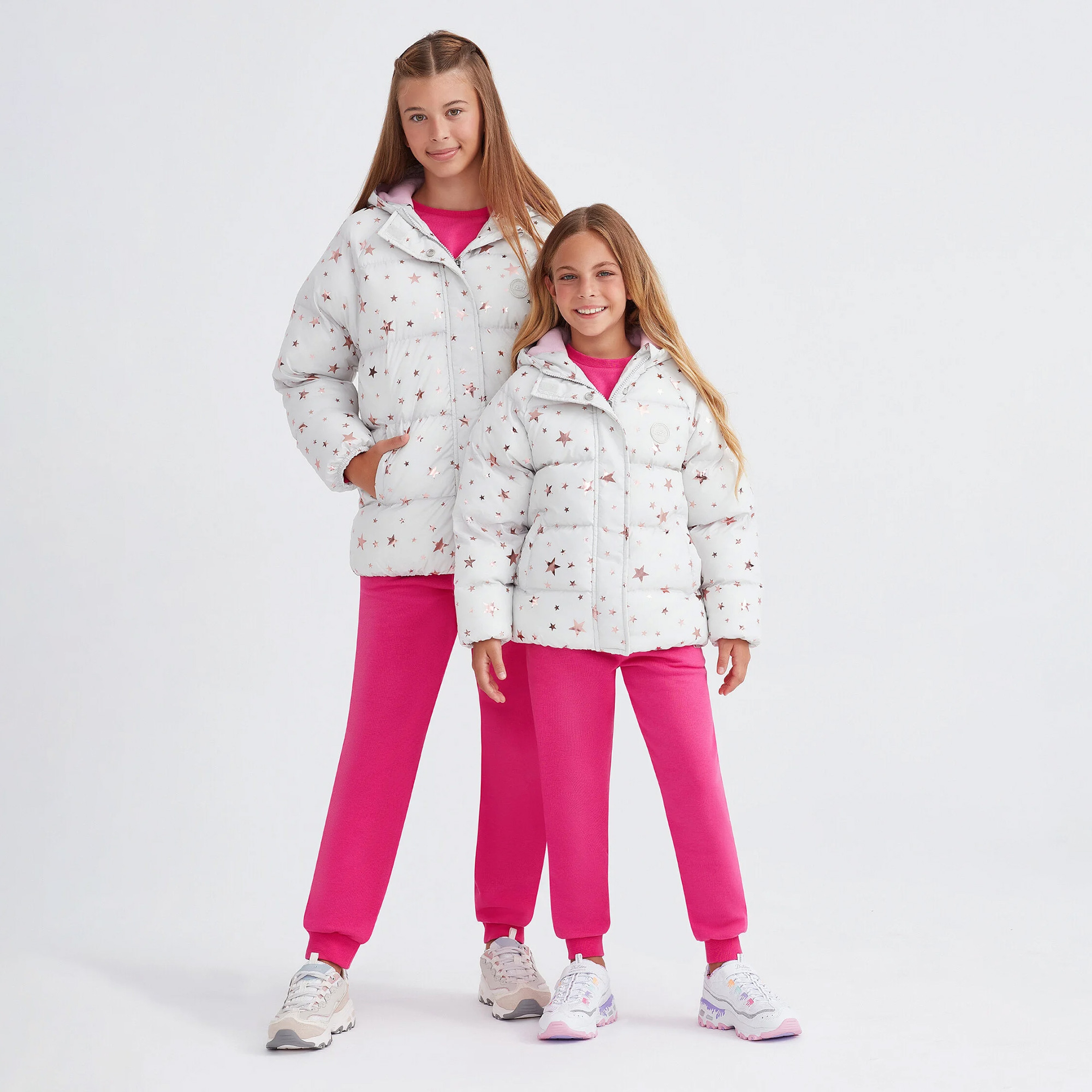 Skechers Outerwear Padded Çocuk Beyaz Mont