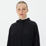 Skechers 2XI-Lock Full Zip Kadın Siyah Eşofman Üstü