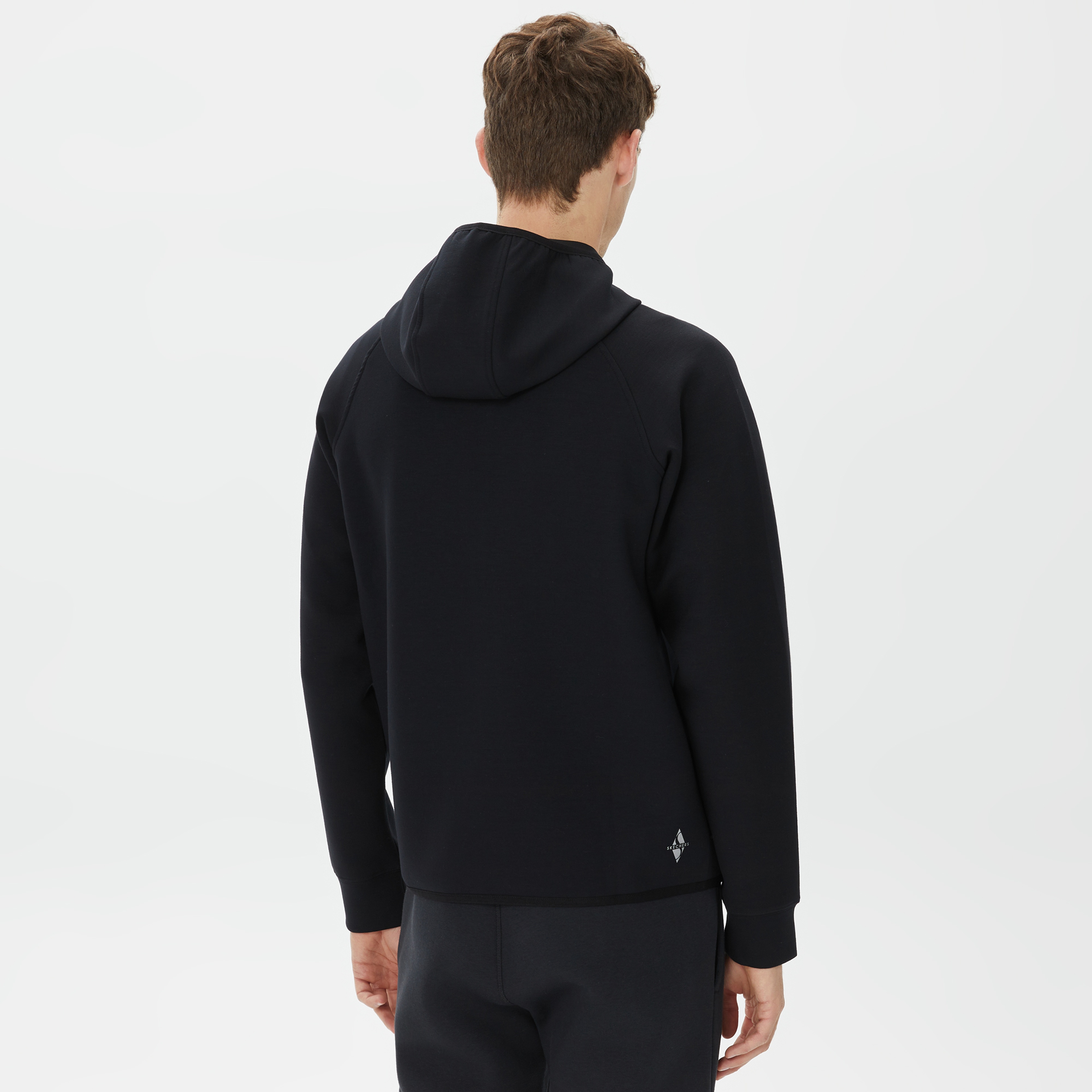 Skechers Scuba Coll. Full Zip Erkek Siyah Eşofman Üstü