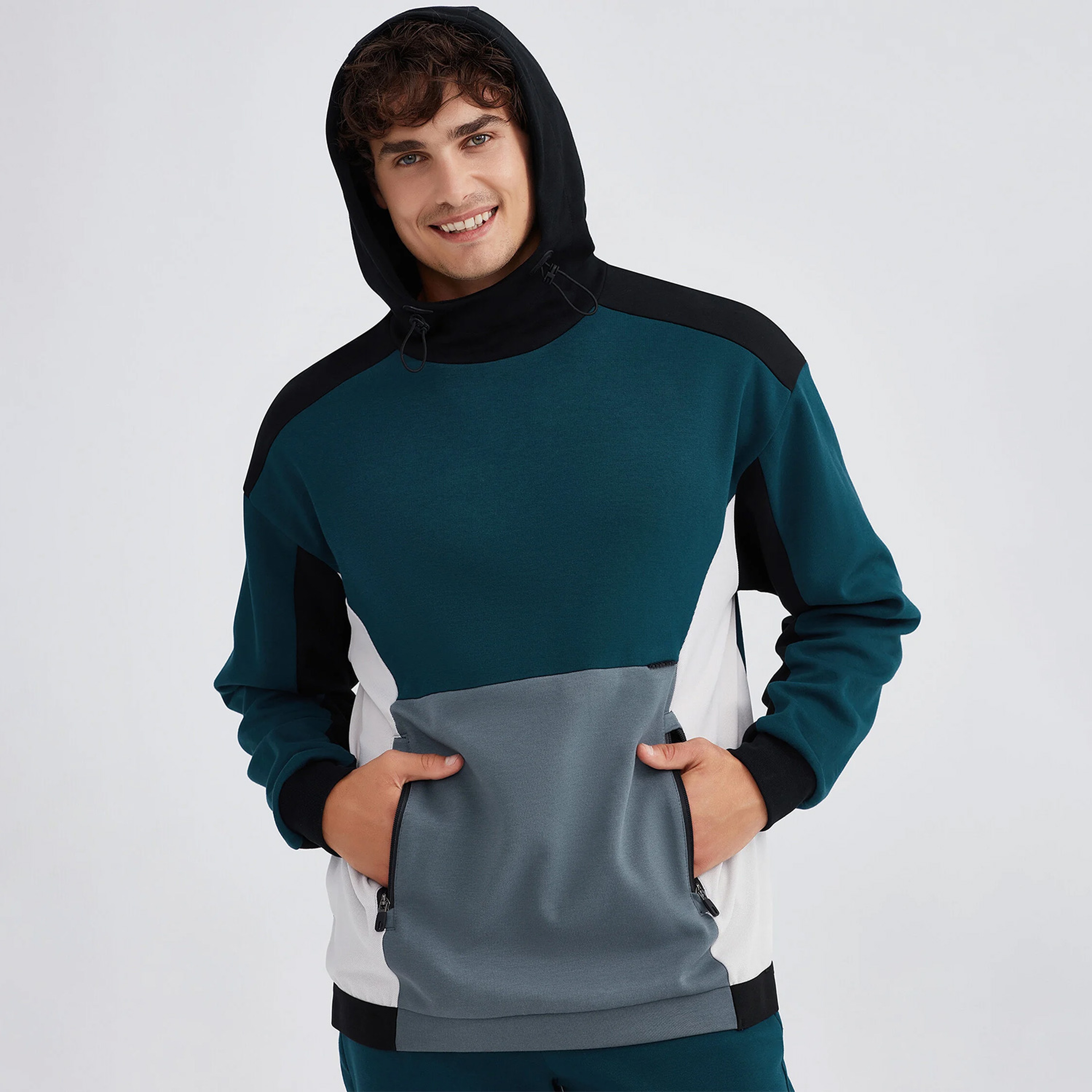 Skechers 2XI-Lock Erkek Haki Haki Hoodie