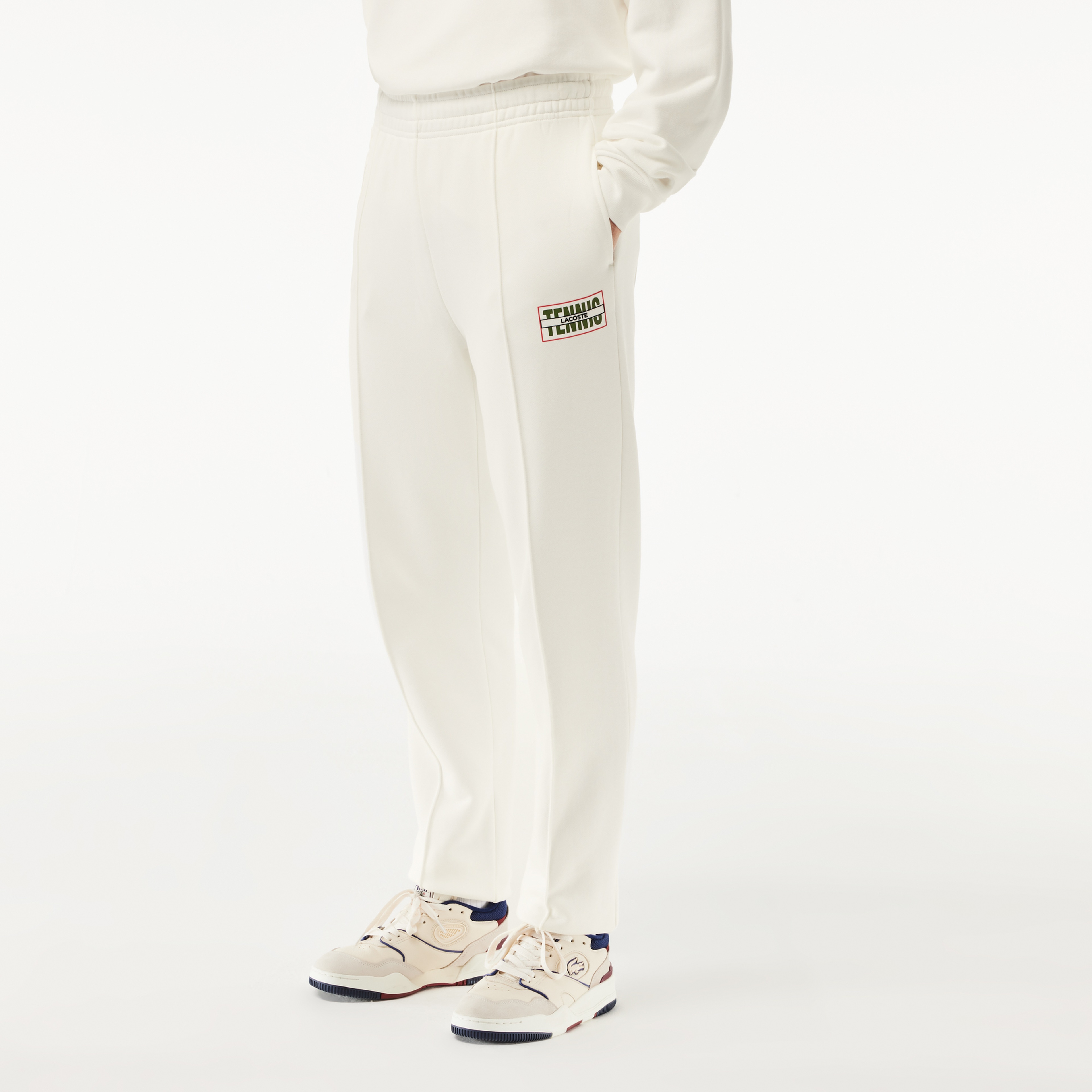 Lacoste Tennis Print Cotton Track Pants