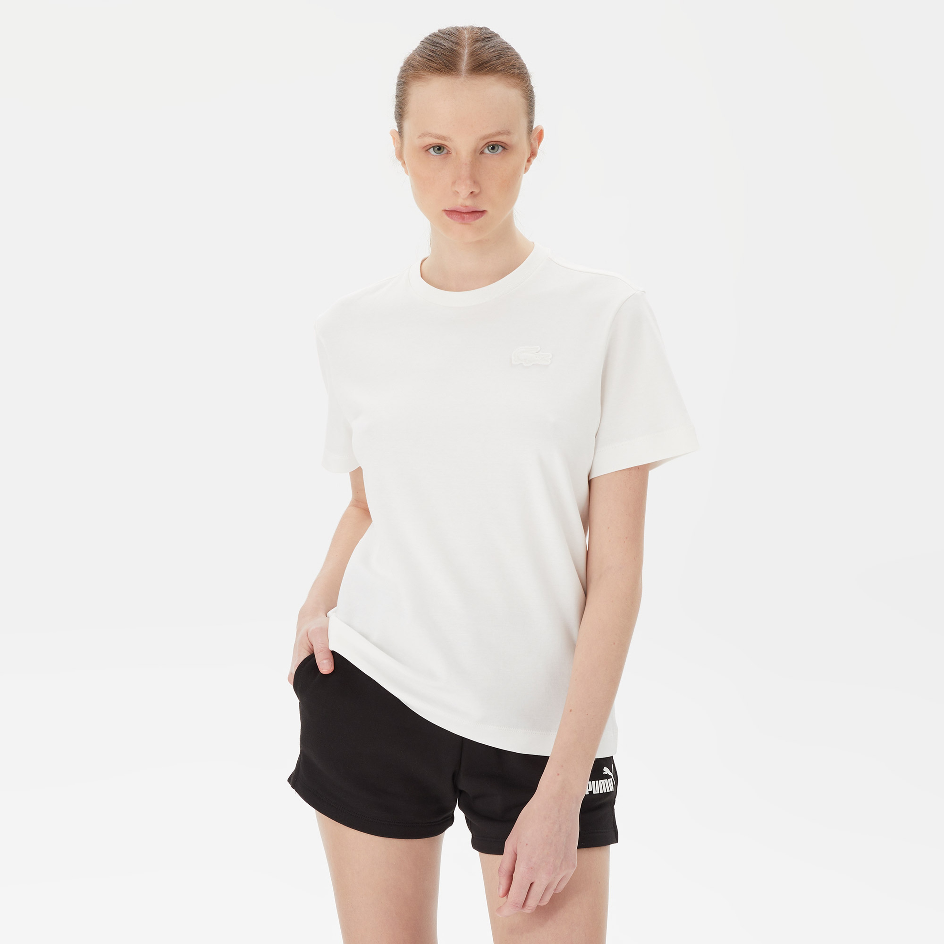 Lacoste Textured Crocodile T-shirt
