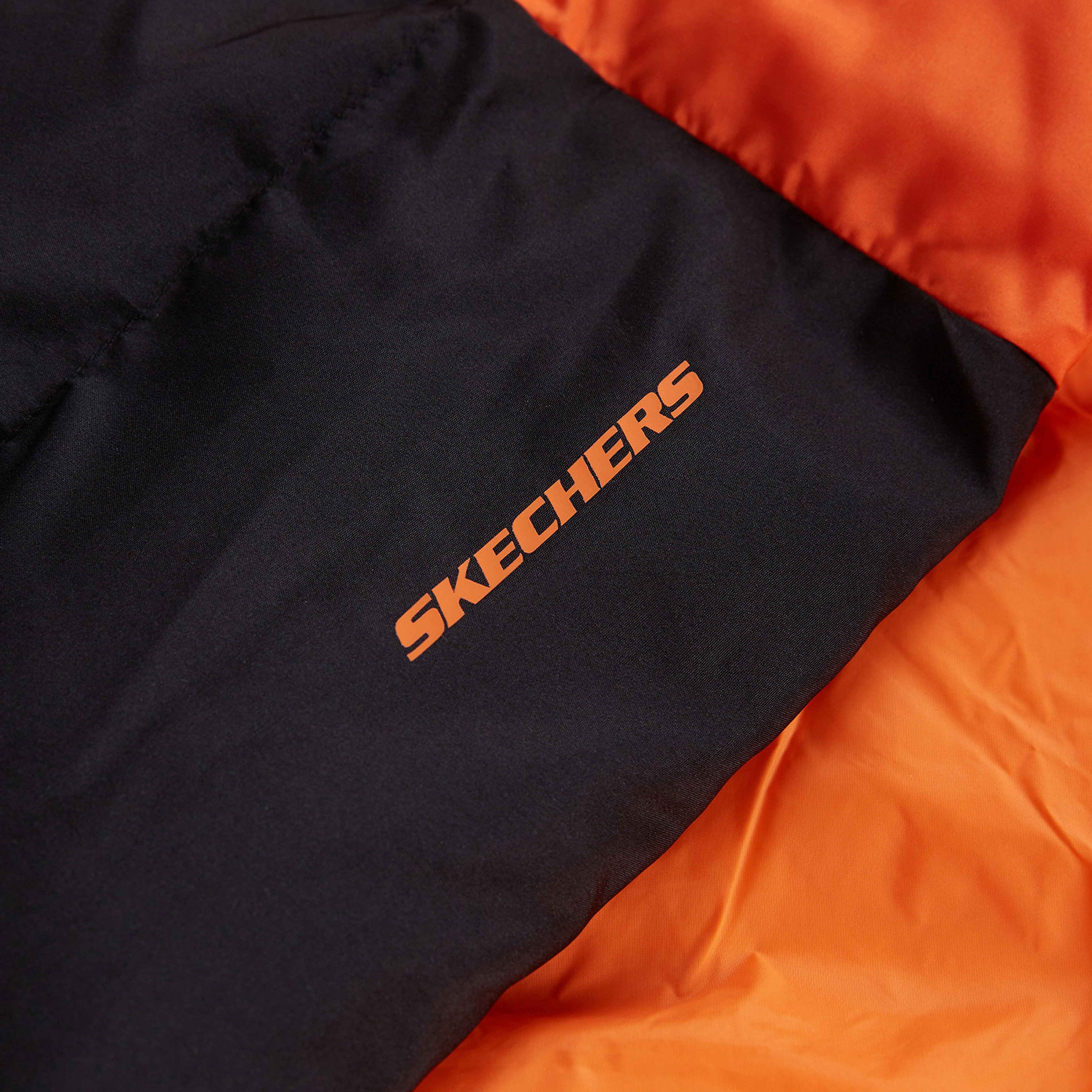 Skechers Outerwear Padded Çocuk Turuncu/Siyah Yelek