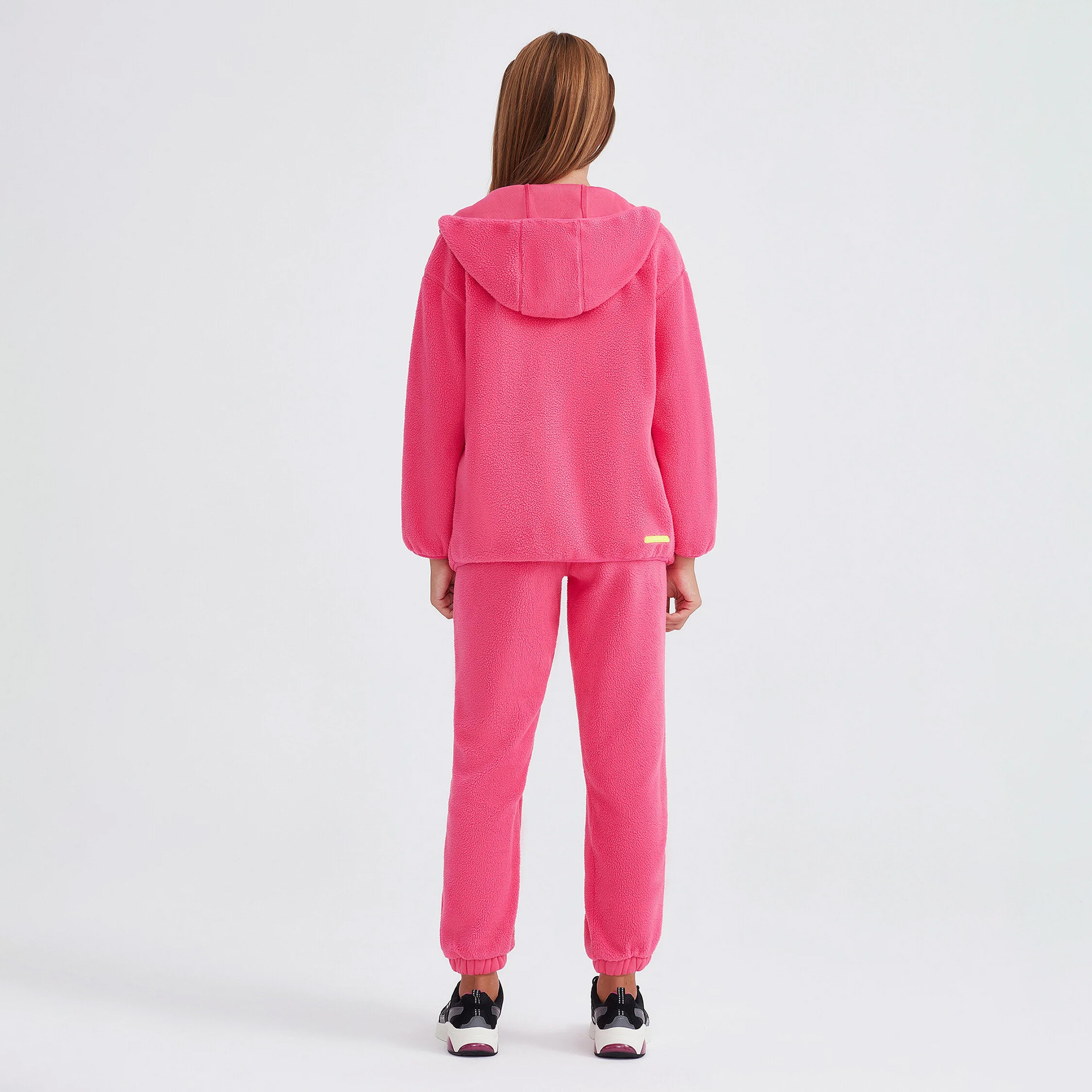 Skechers Outdoor Fleece Full Zip Çocuk Pembe Eşofman Üstü