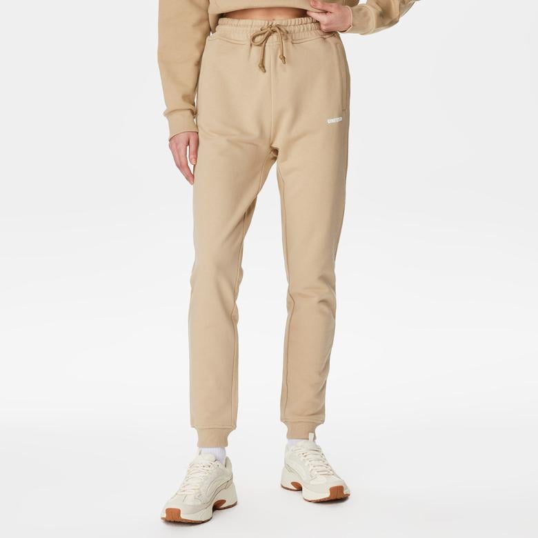 UNITED4 Kadın Krem Eşofman Altı