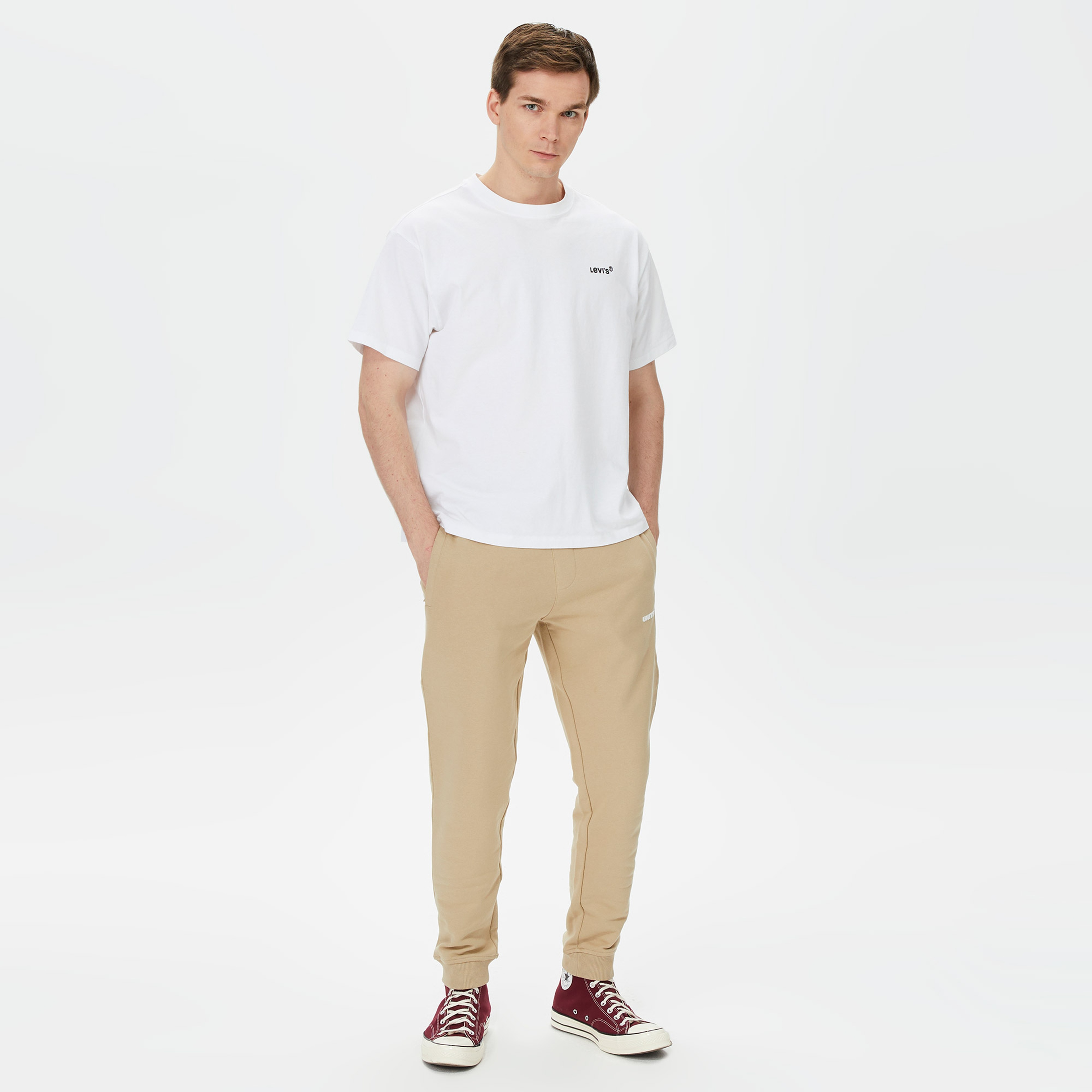 UNITED4 Erkek Krem Eşofman Altı