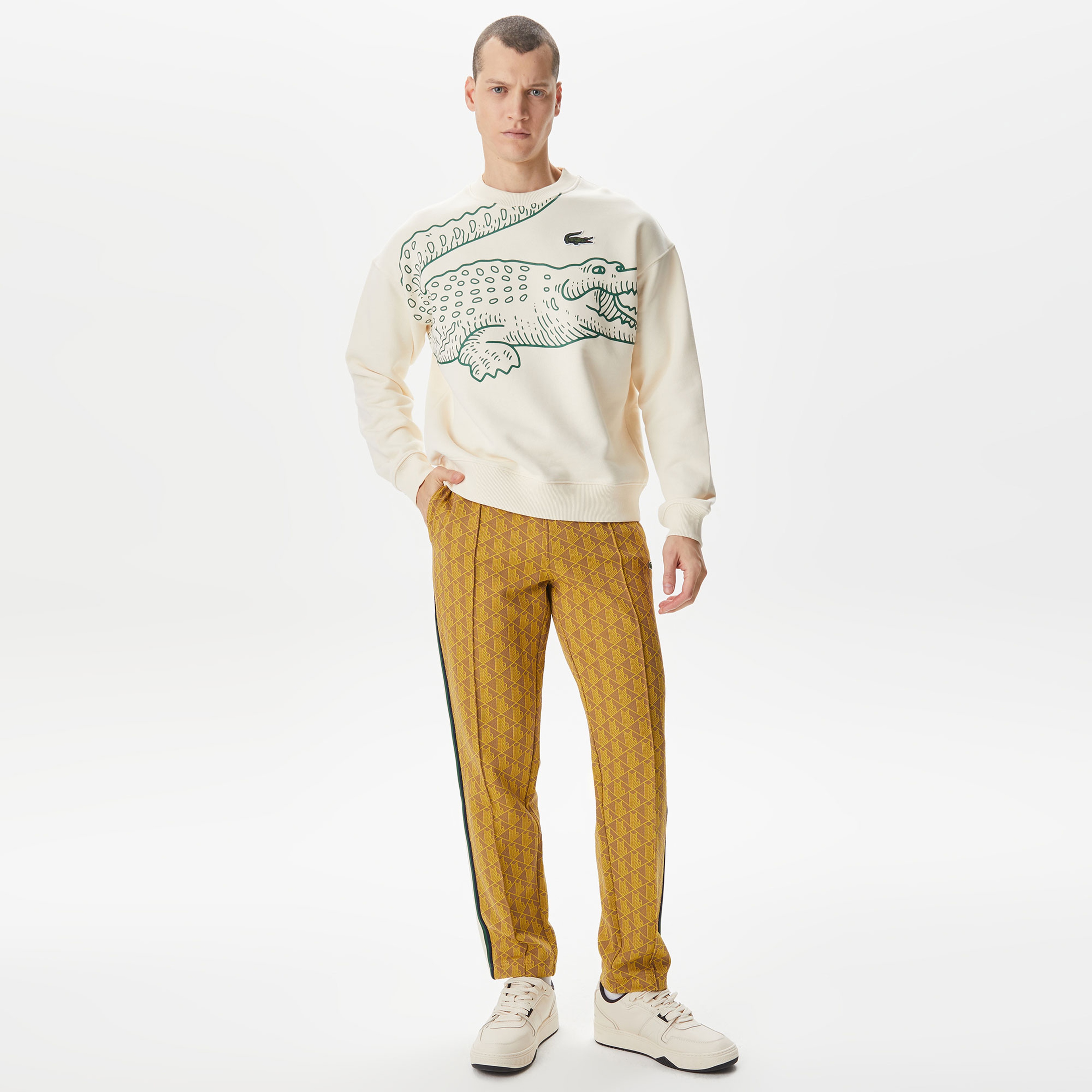 Lacoste Paris Monogram Jacquard Track Pants