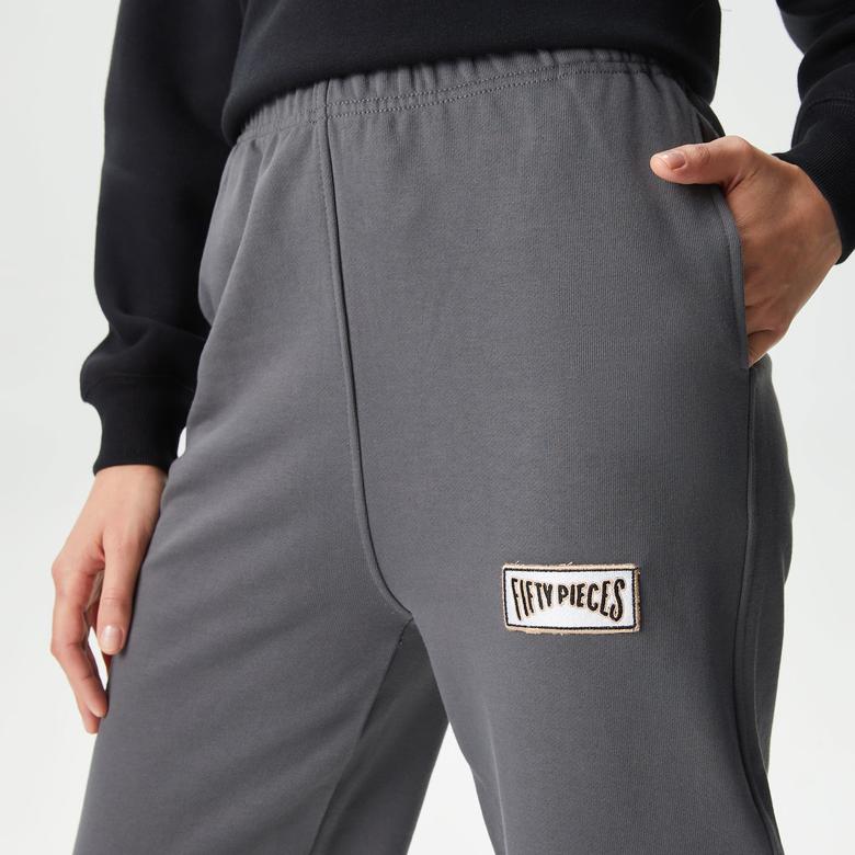 Fifty Pieces Boyfriend Kadın Gri Eşofman Altı