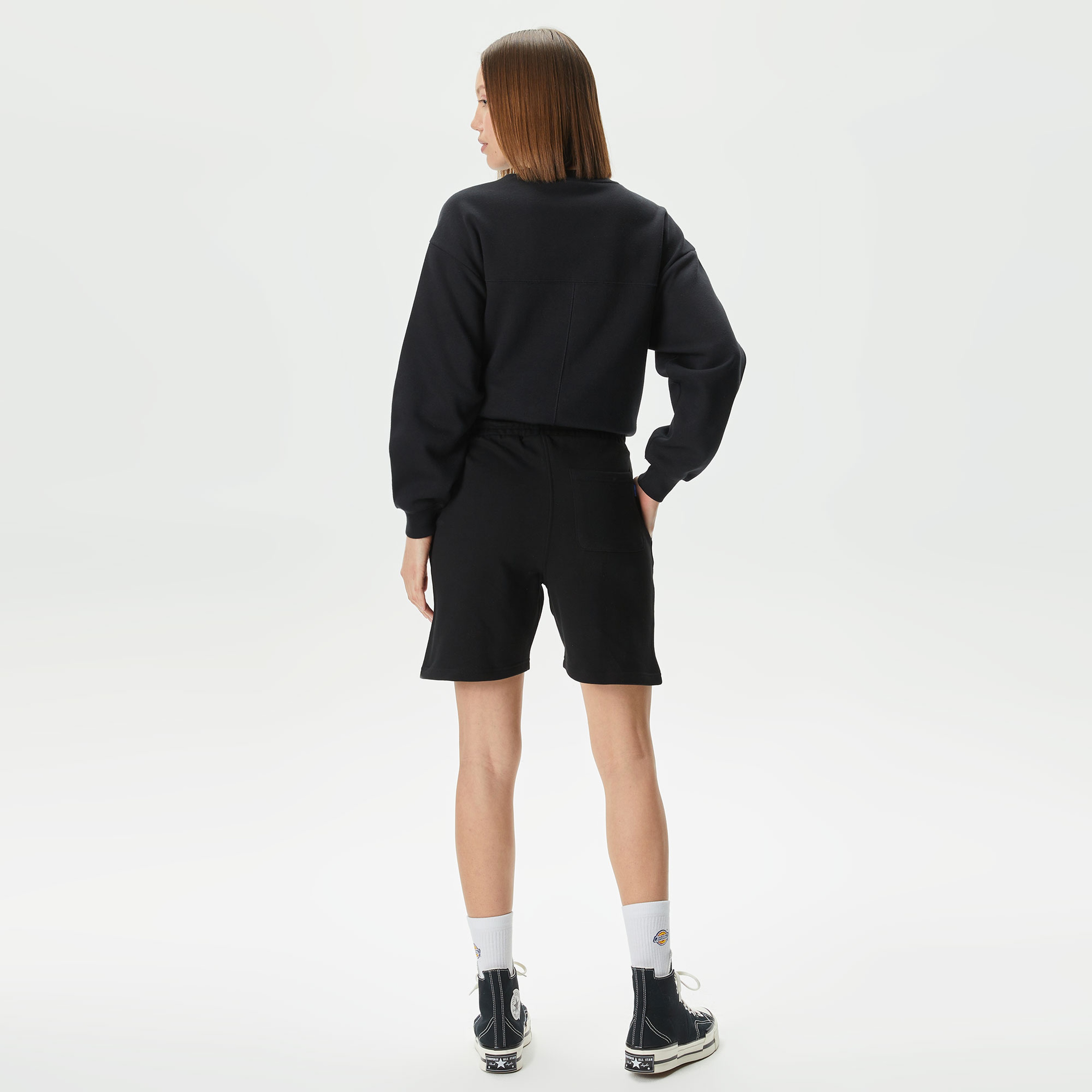 Fifty Pieces Stitched Detailed Kadın Gri Jogger Eşofman Altı