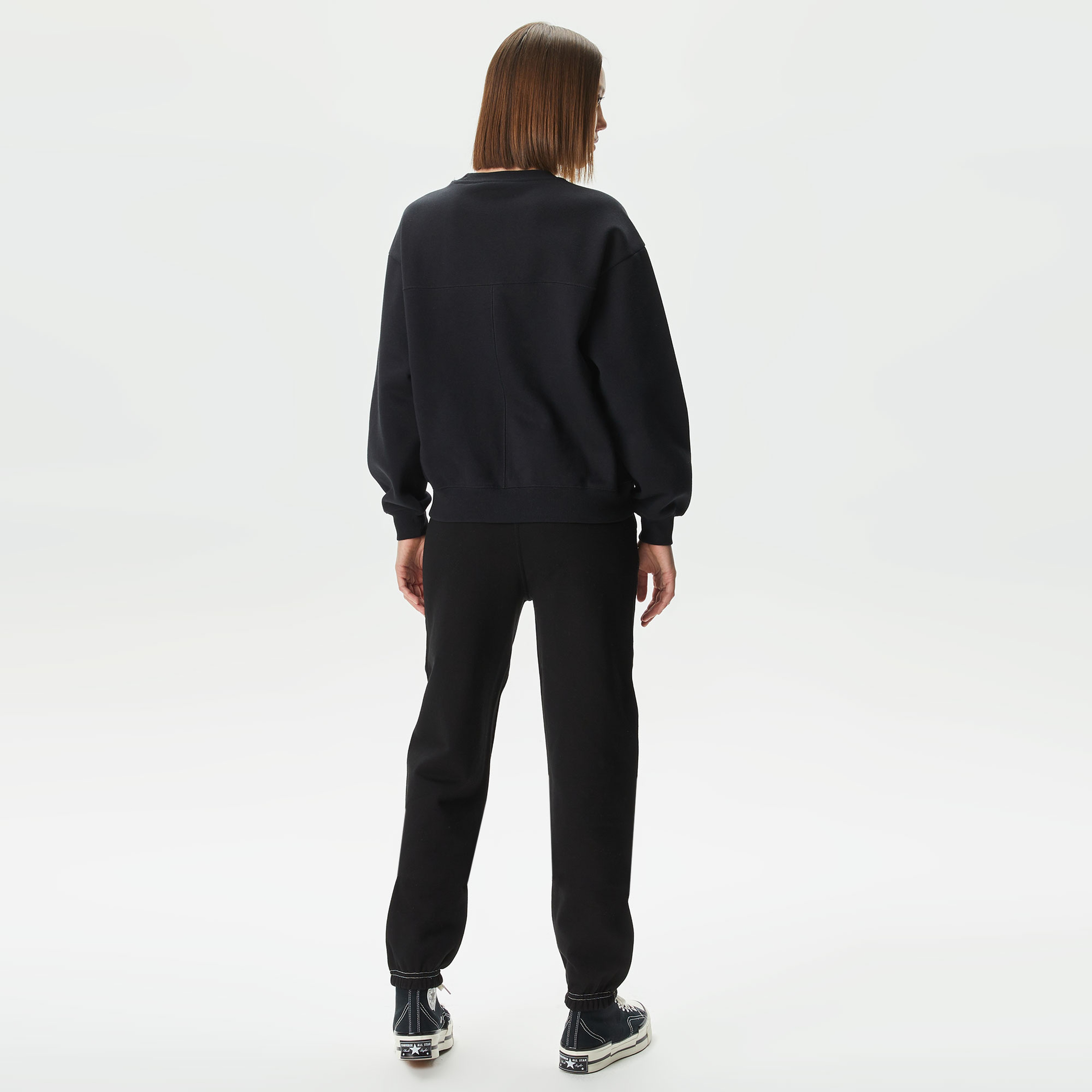 Fifty Pieces Classic Kadın Siyah Sweatshirt