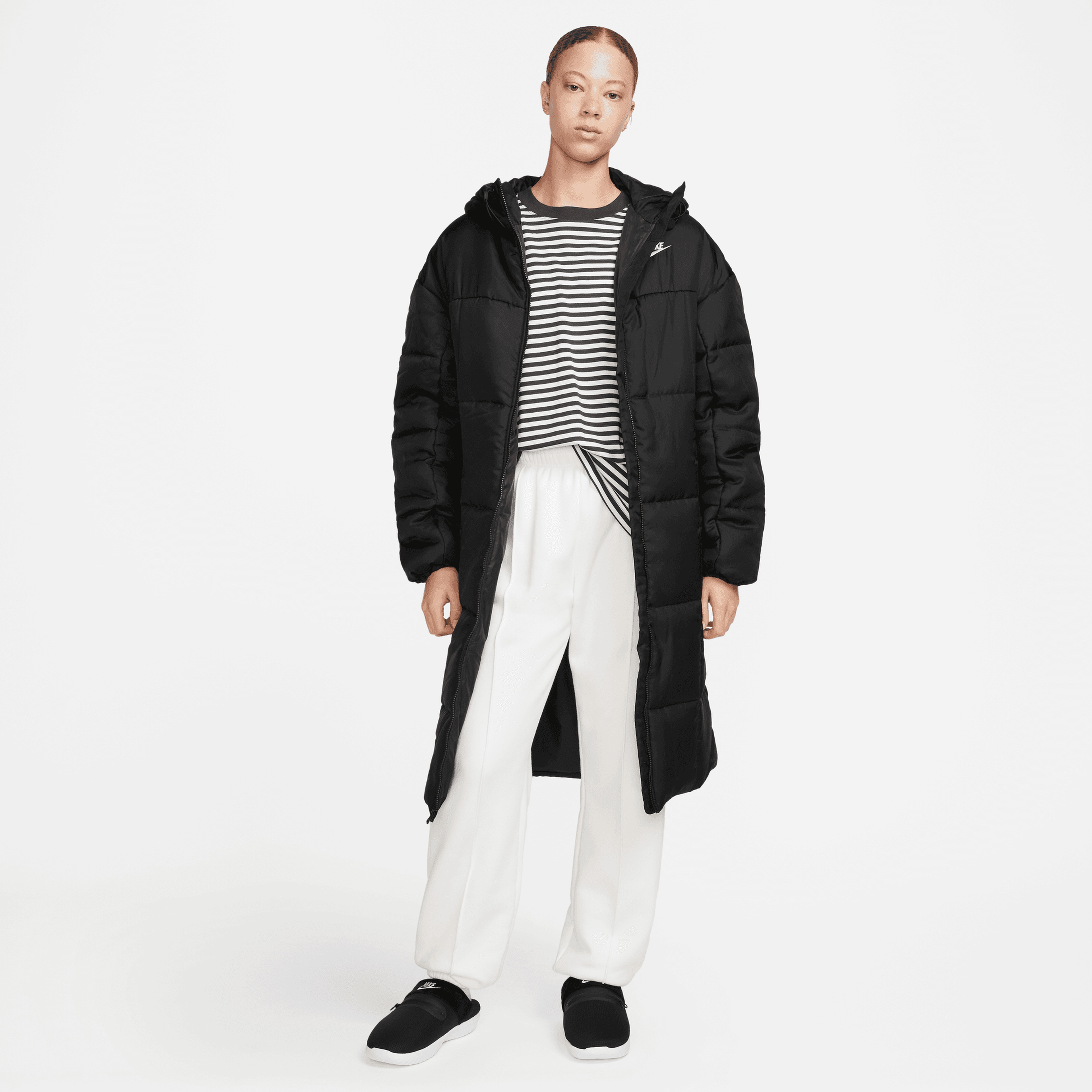 Nike Sportswear Classic Puffer Kadın Siyah Mont