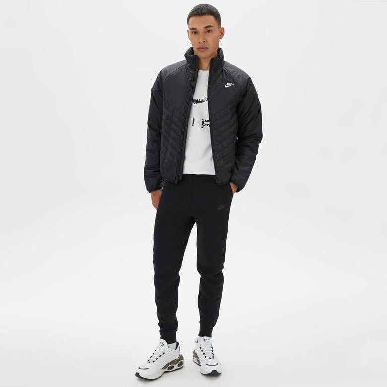 Nike Windrunner Therma-Fit Midweight Puffer Erkek Siyah Mont
