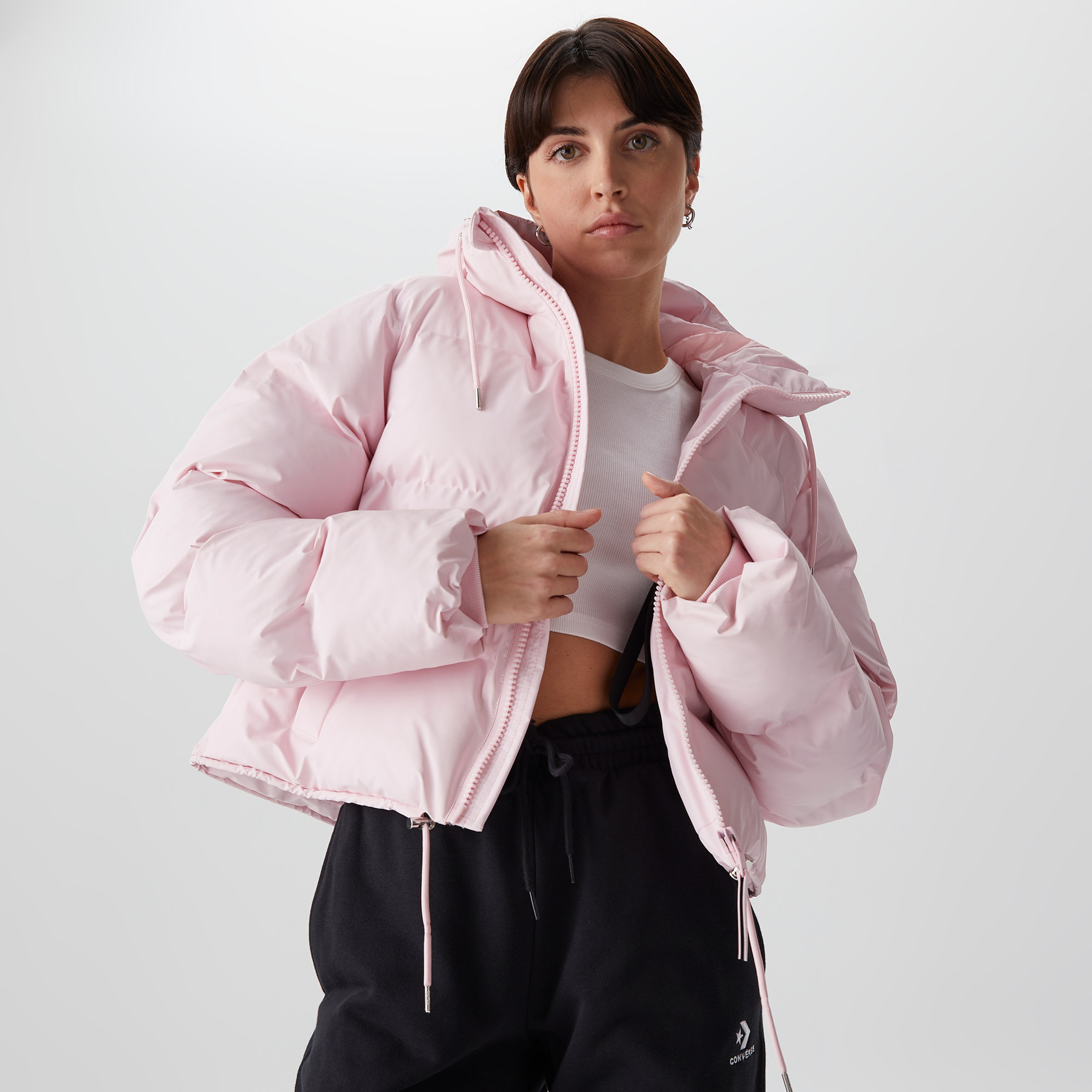 Rains Alta Puffer Vest W3T2 Unisex Pembe Mont