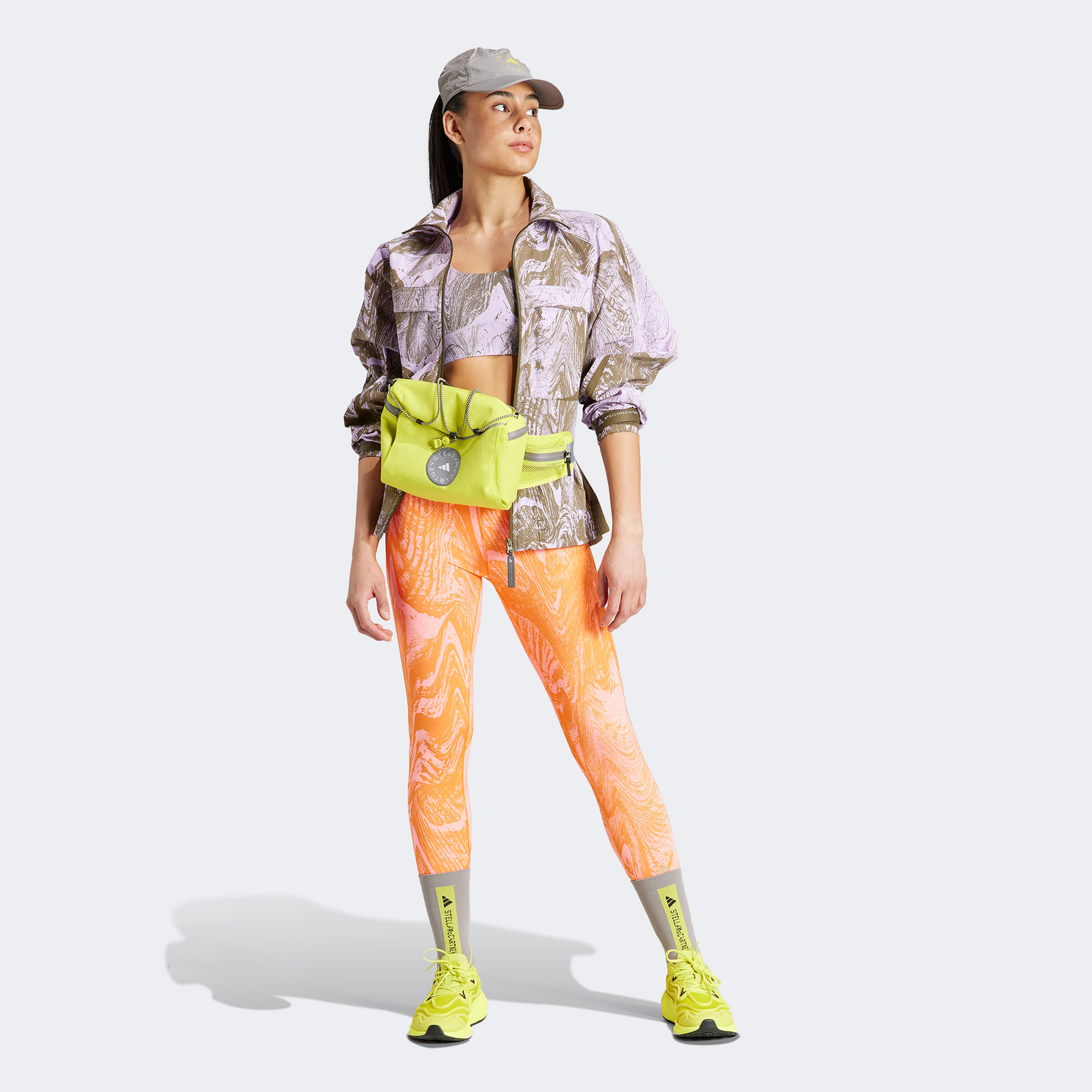 adidas by Stella McCartney TruePurpose 7/8 Kadın Turuncu Tayt