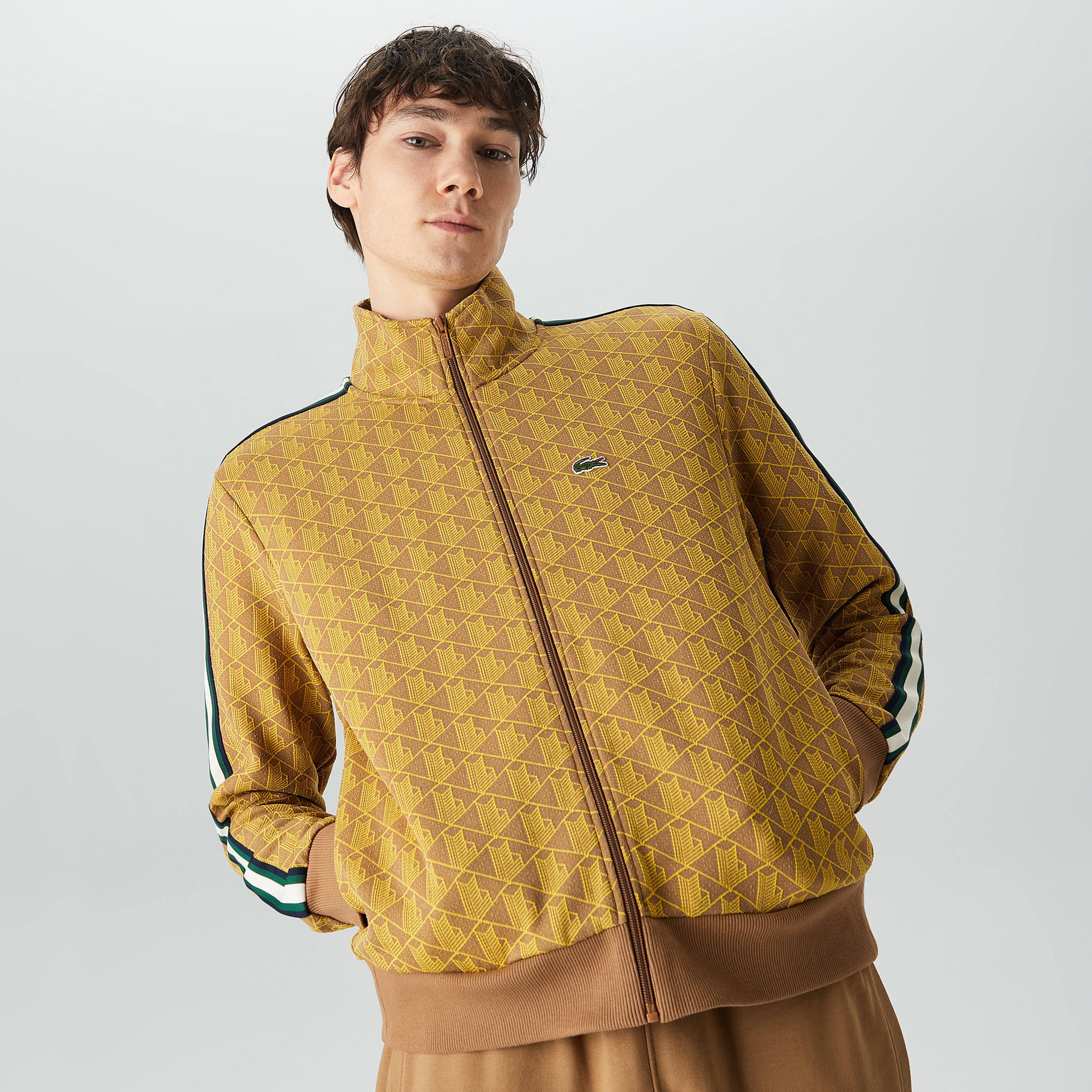 Lacoste Paris Jacquard Monogram Zipped Sweatshirt9 - XXLSH1368