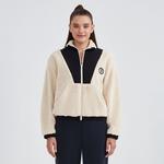 Skechers Outdoor Fleece Half Zip Sherpa Kadın Beyaz Ceket