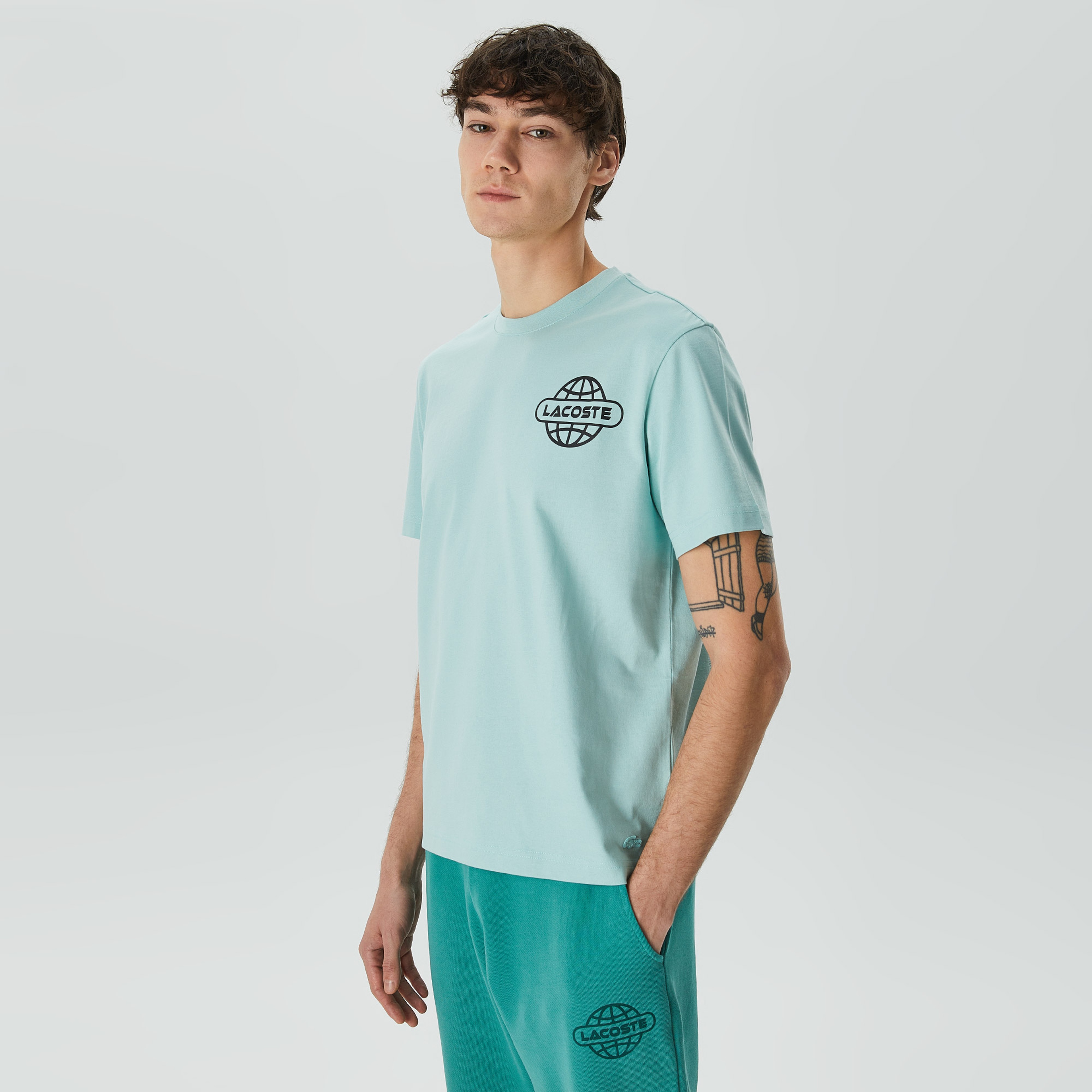 Lacoste Printed Heavy Cotton Jersey T-shirt
