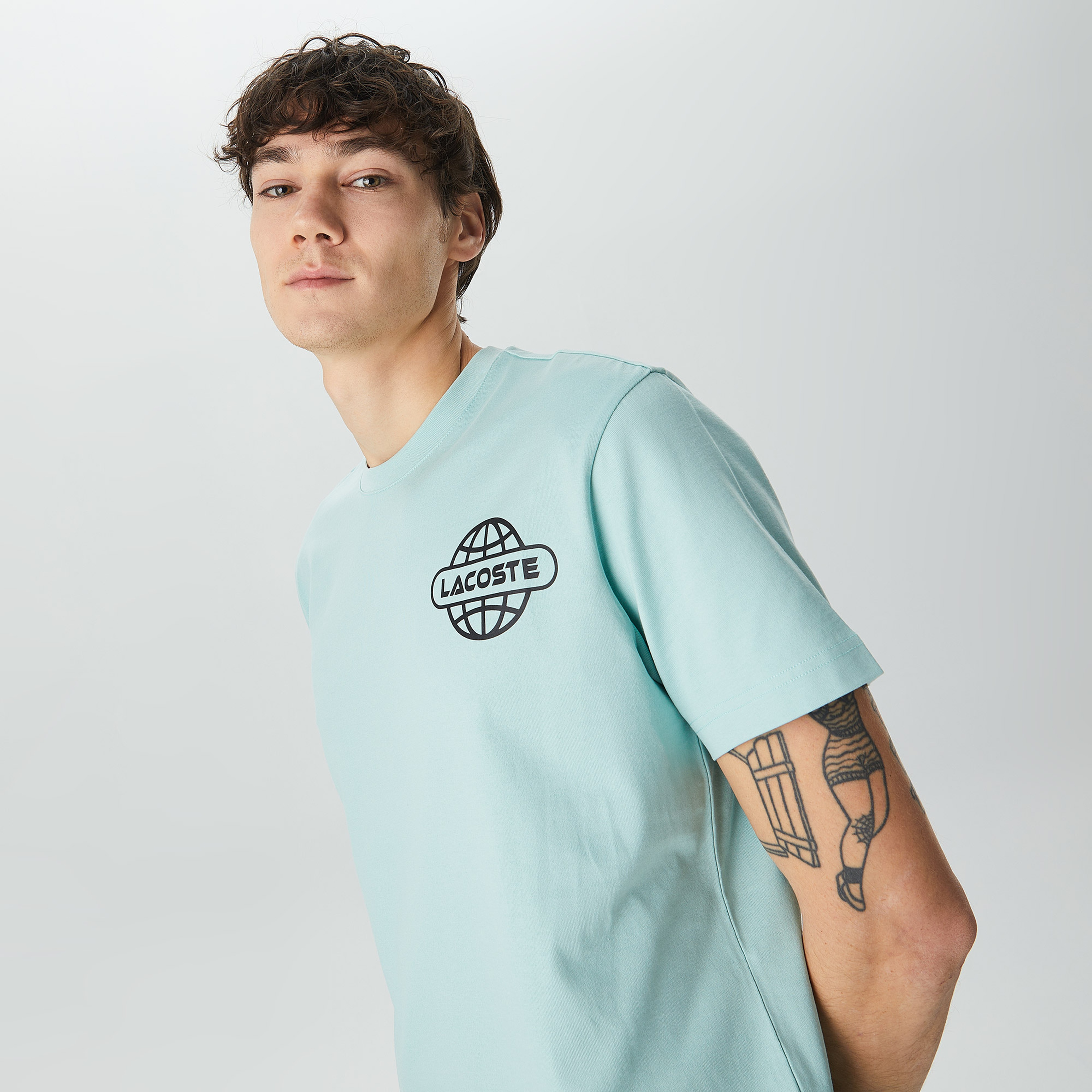 Lacoste Printed Heavy Cotton Jersey T-shirt