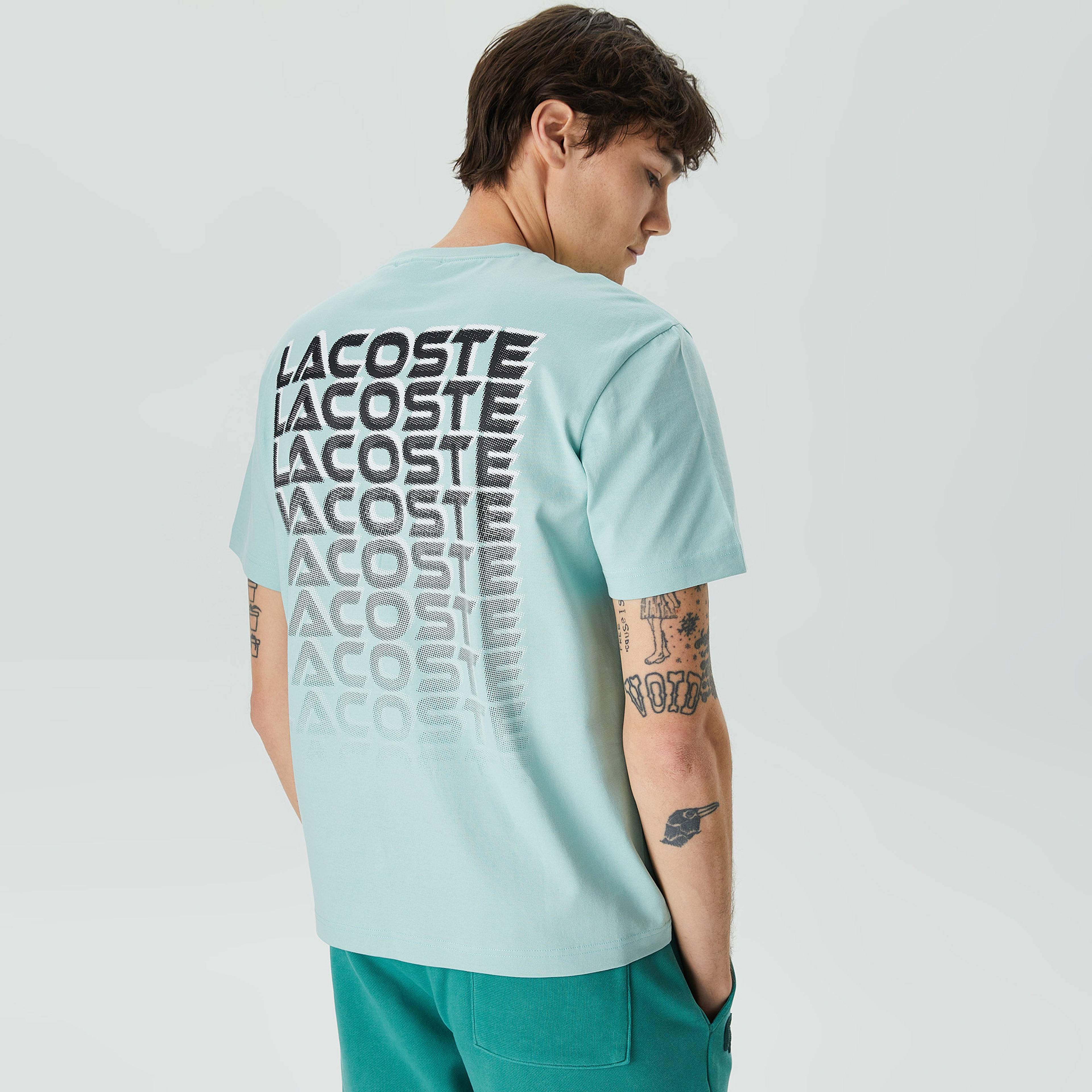 Lacoste Printed Heavy Cotton Jersey T-shirt