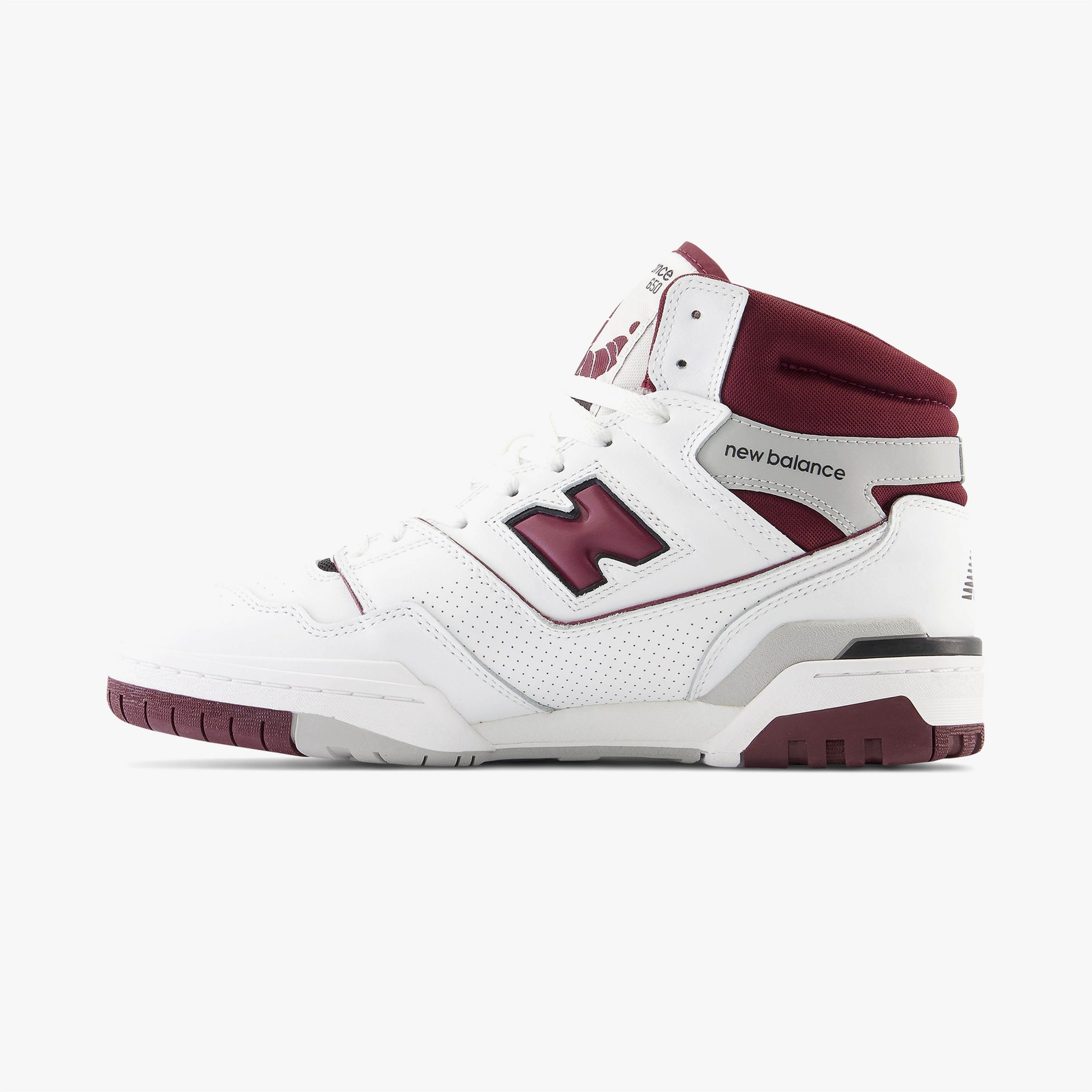 New Balance 650 Erkek Beyaz/Bordo Spor Ayakkabı