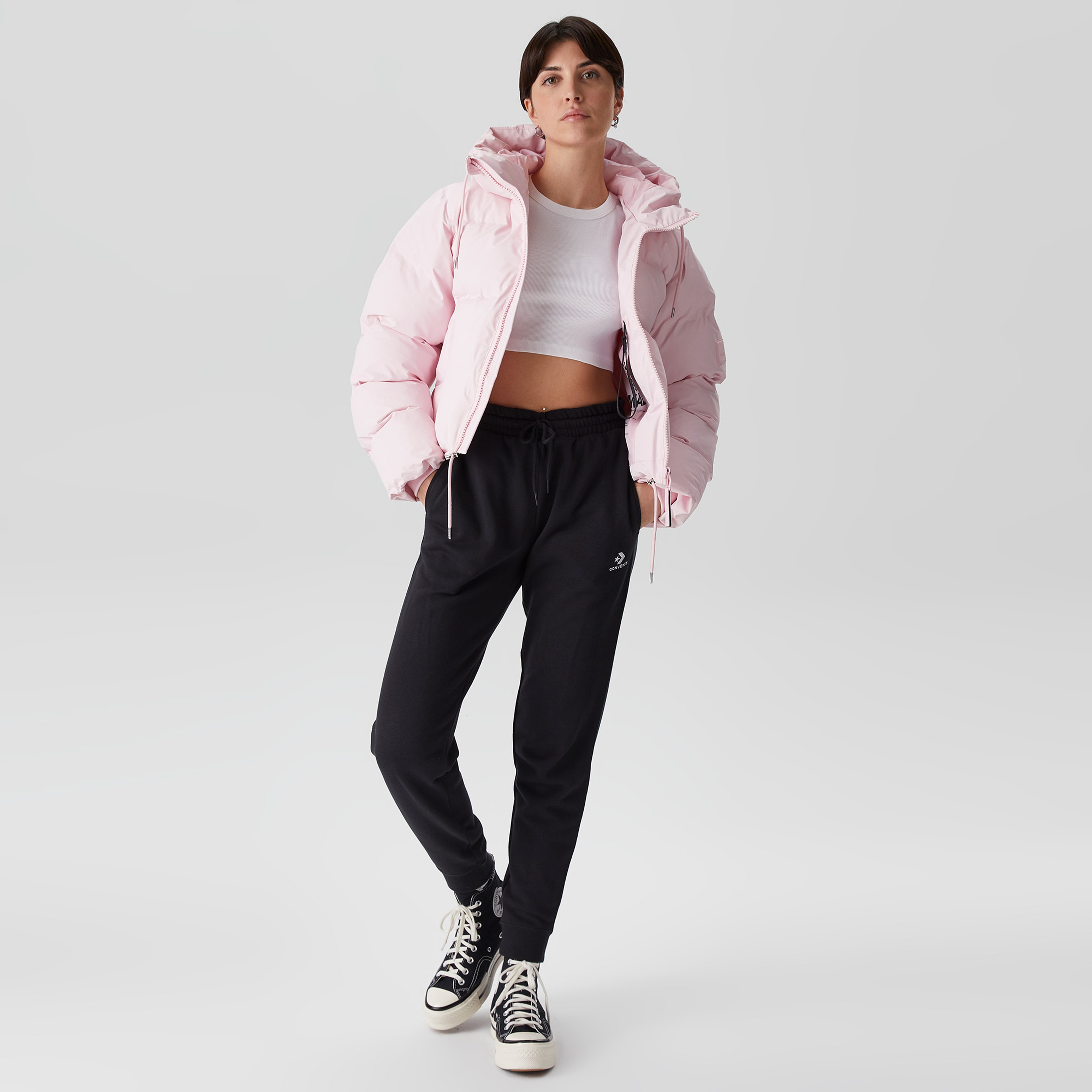 Rains Alta Puffer Vest W3T2 Unisex Pembe Mont