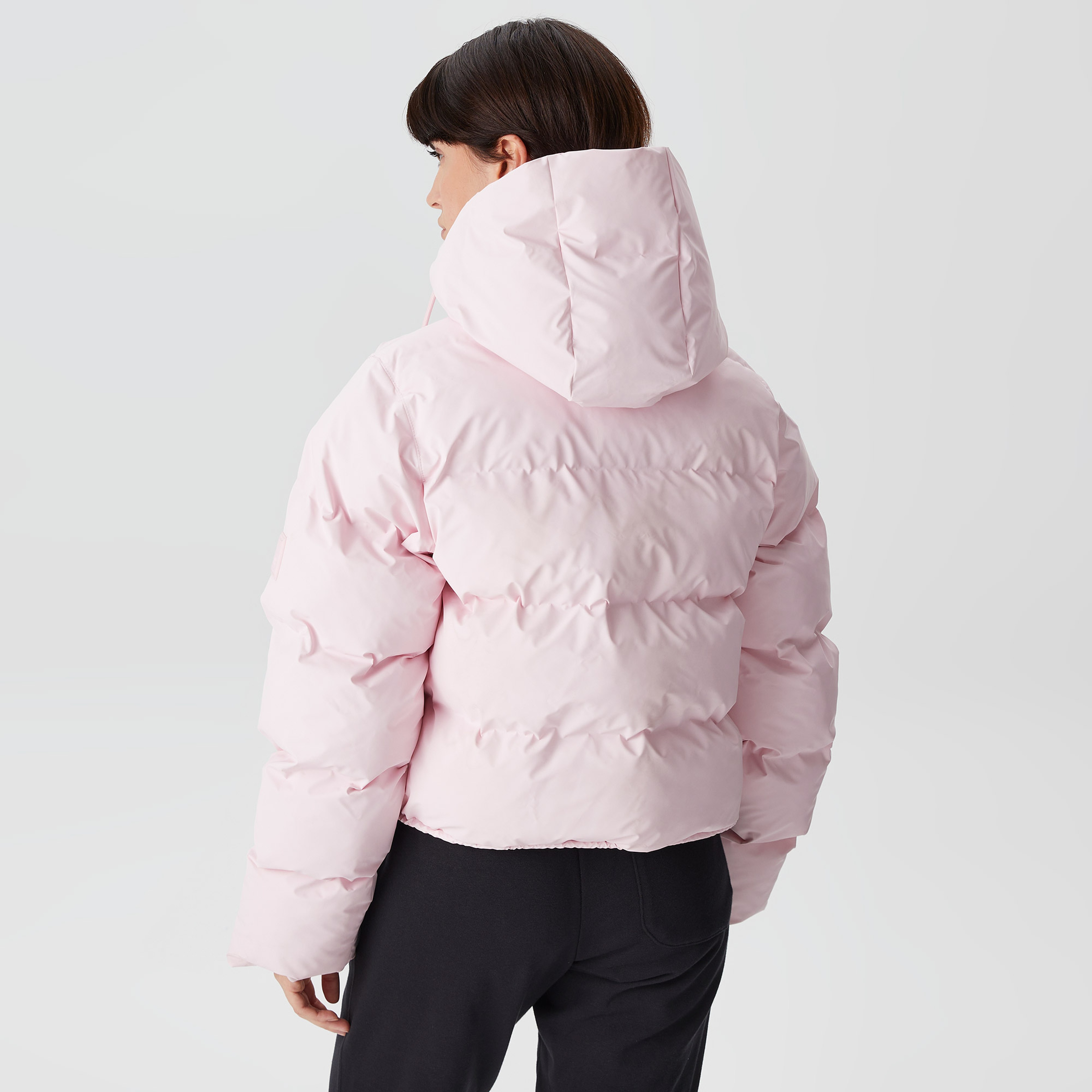 Rains Alta Puffer Vest W3T2 Unisex Pembe Mont