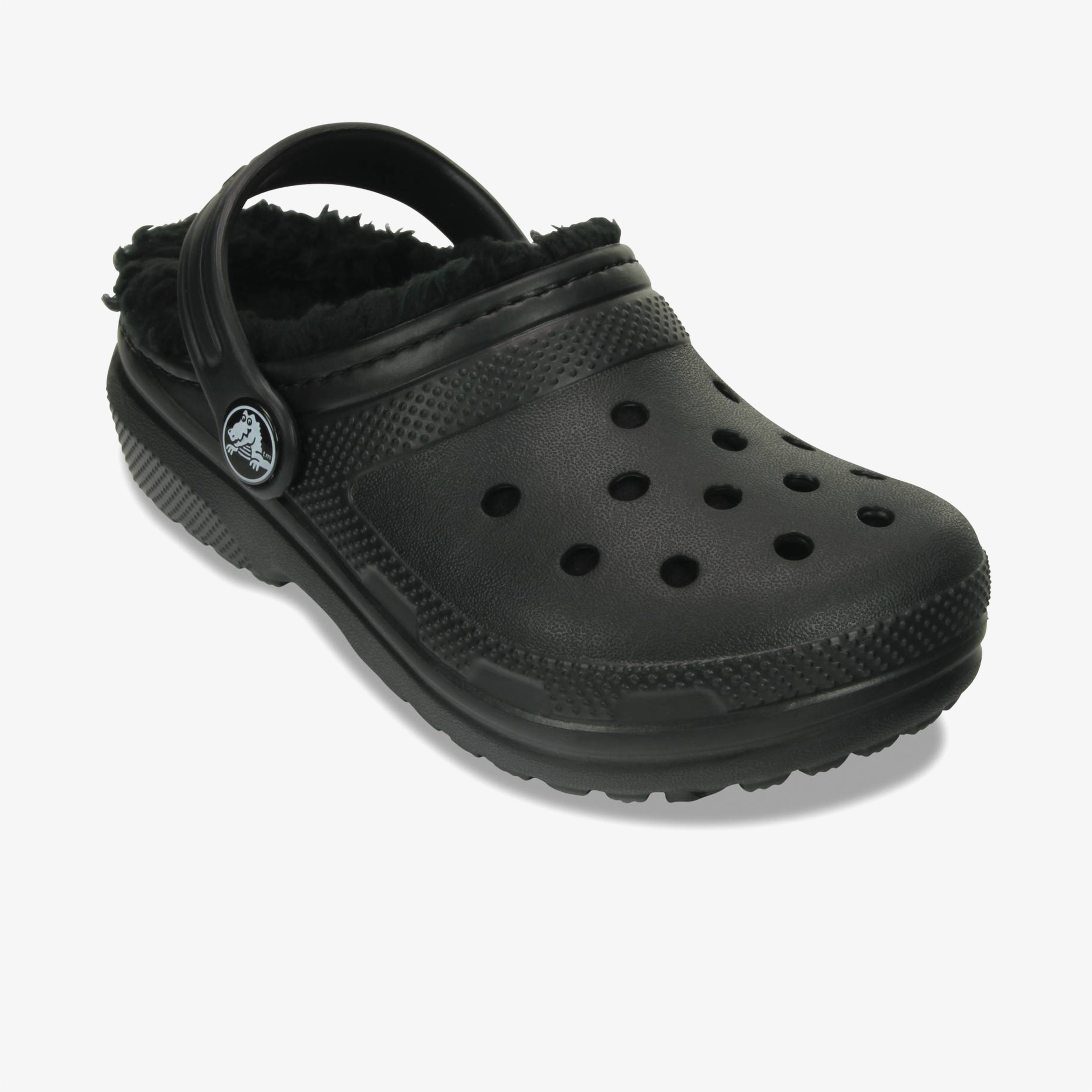 Crocs Classic Lined Clog Çocuk Siyah Terlik