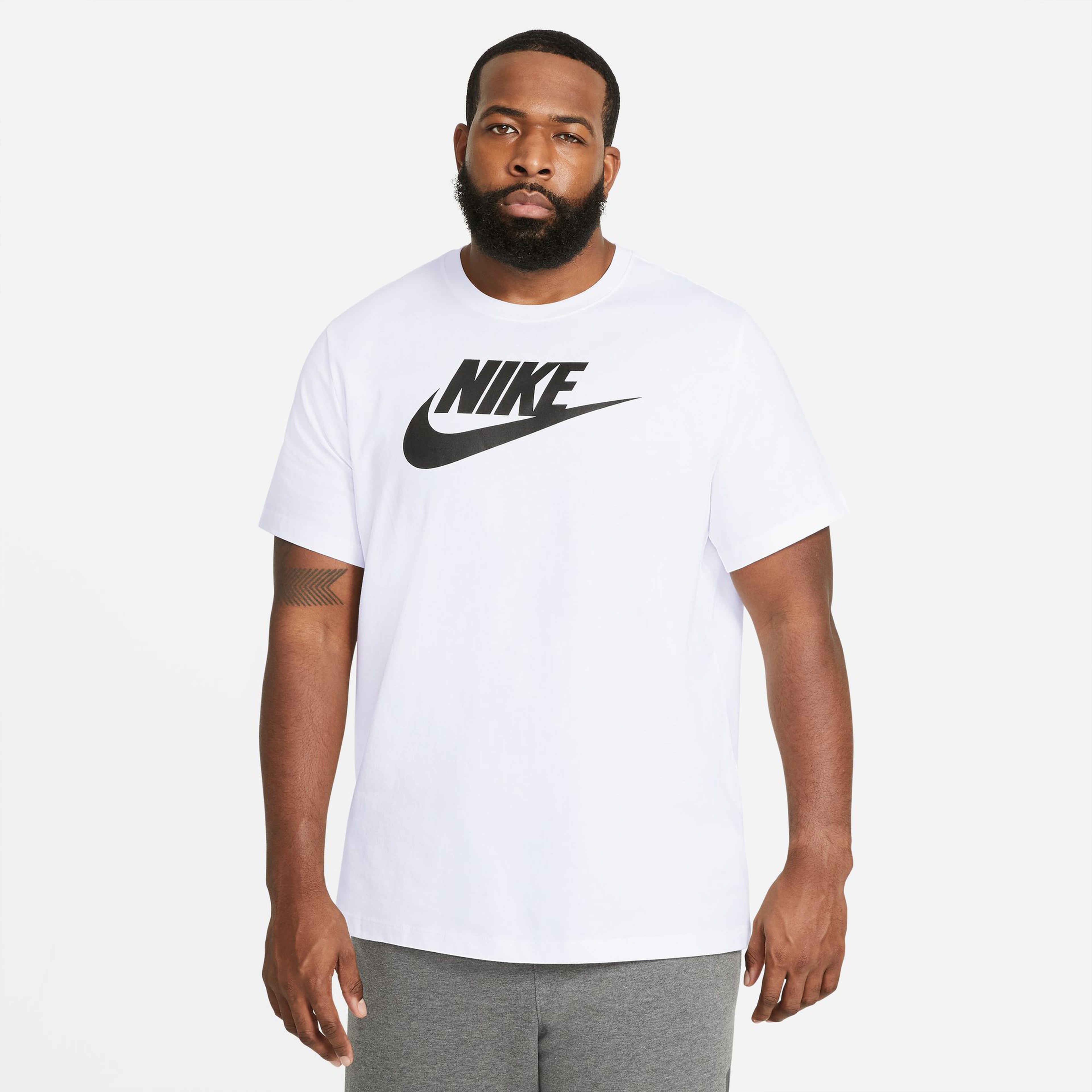 Nike Icon Futura Erkek Beyaz T-Shirt