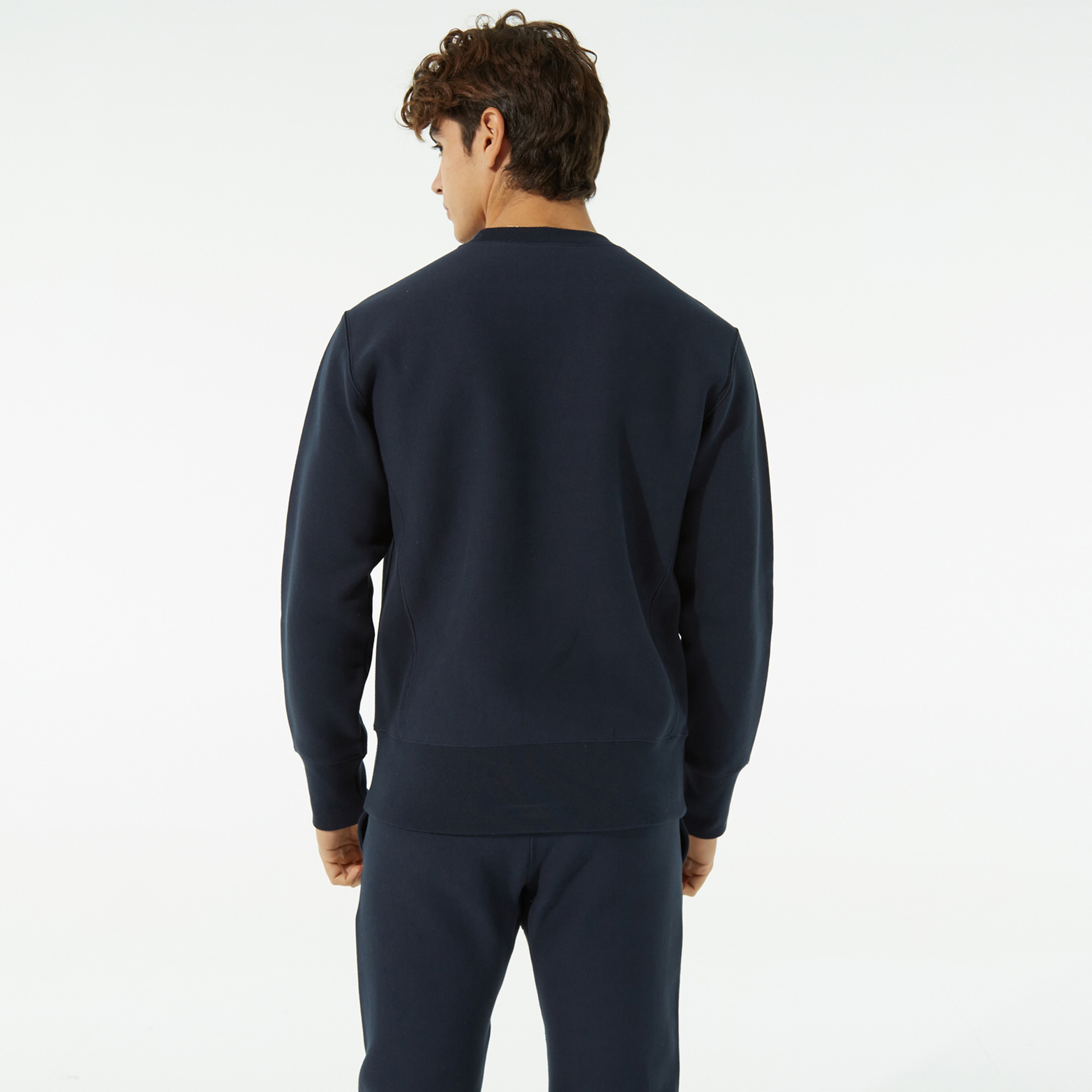 Champion Crewneck Erkek Lacivert Sweatshirt