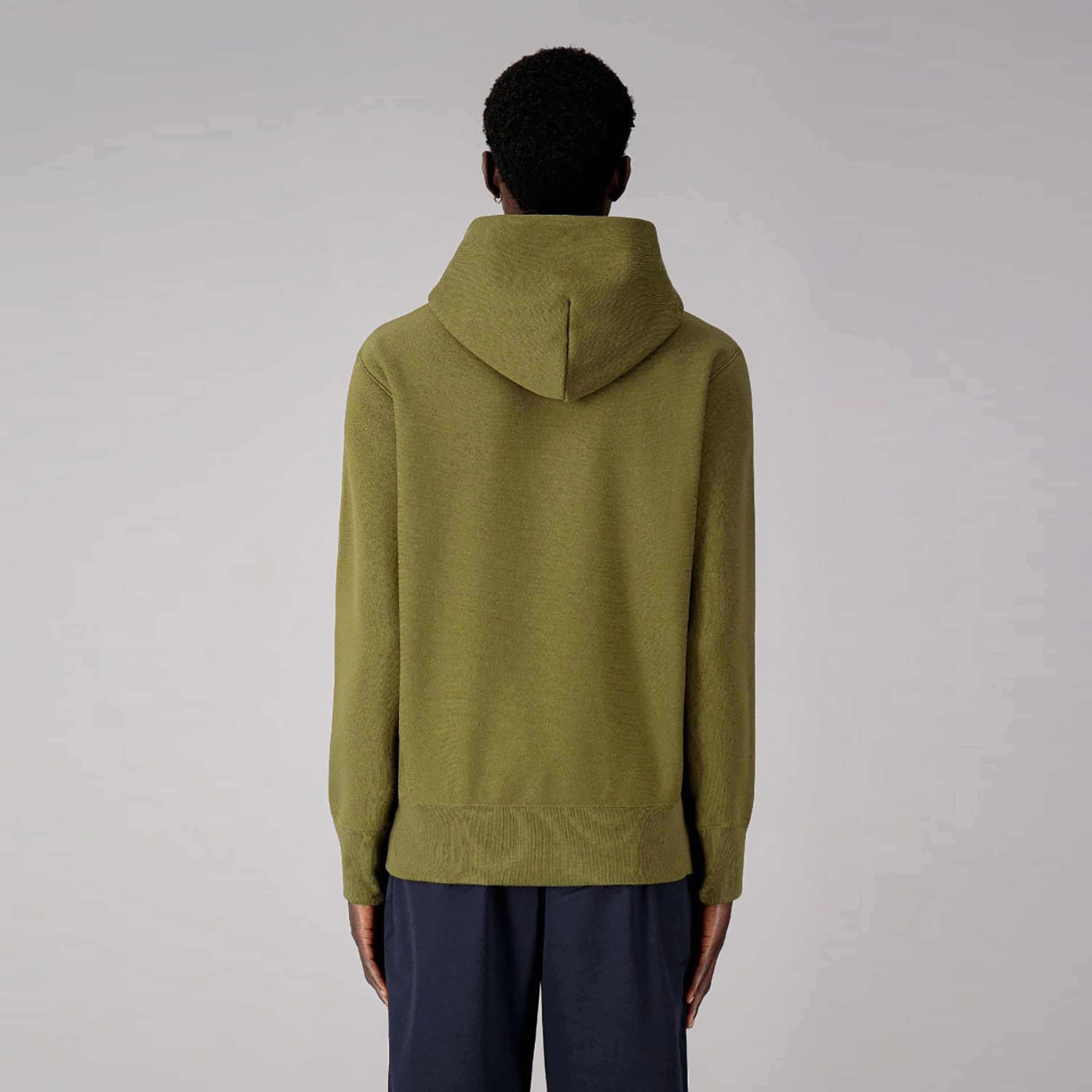 Champion Erkek Kapüşonlu Haki Sweatshirt