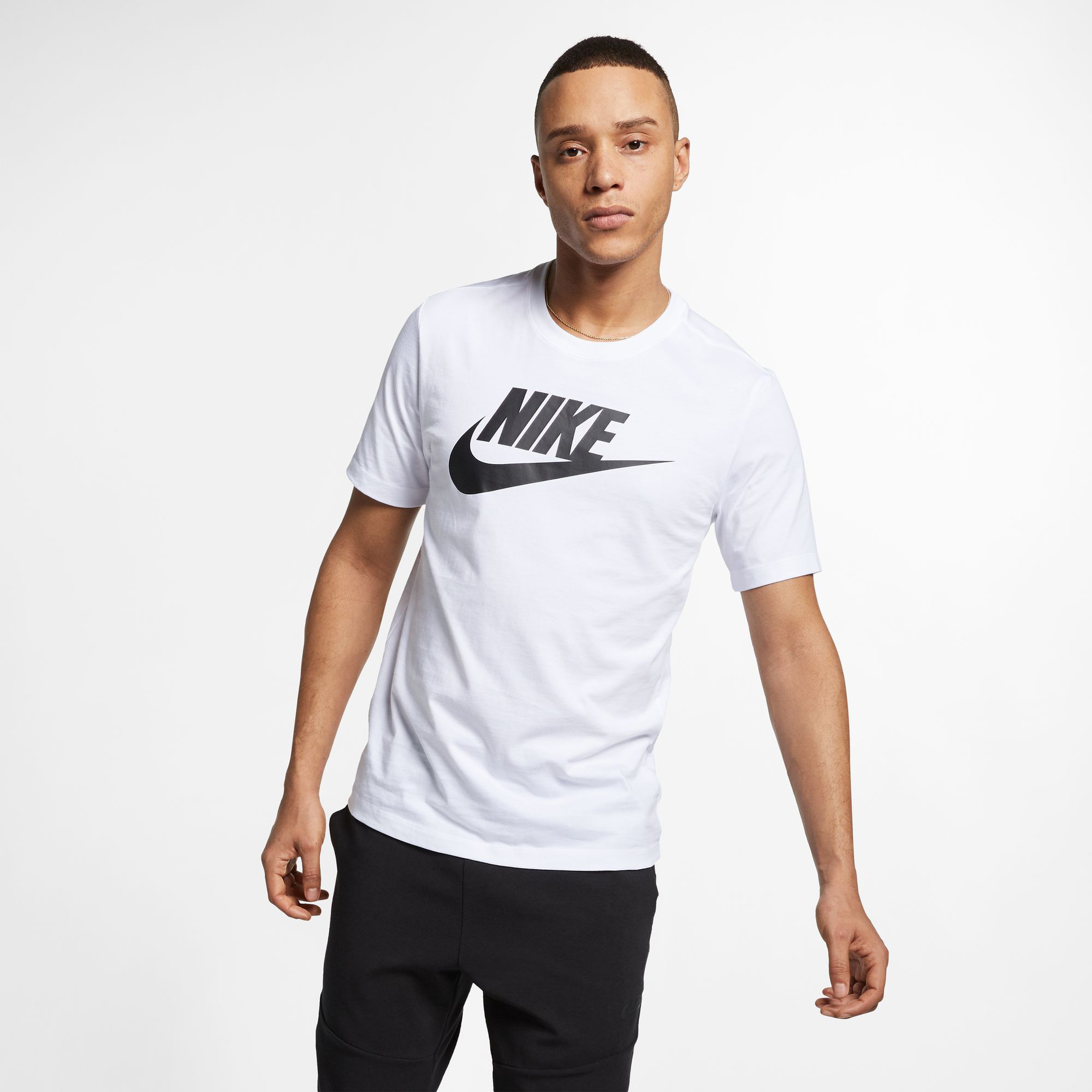 Nike Icon Futura Erkek Beyaz T-Shirt