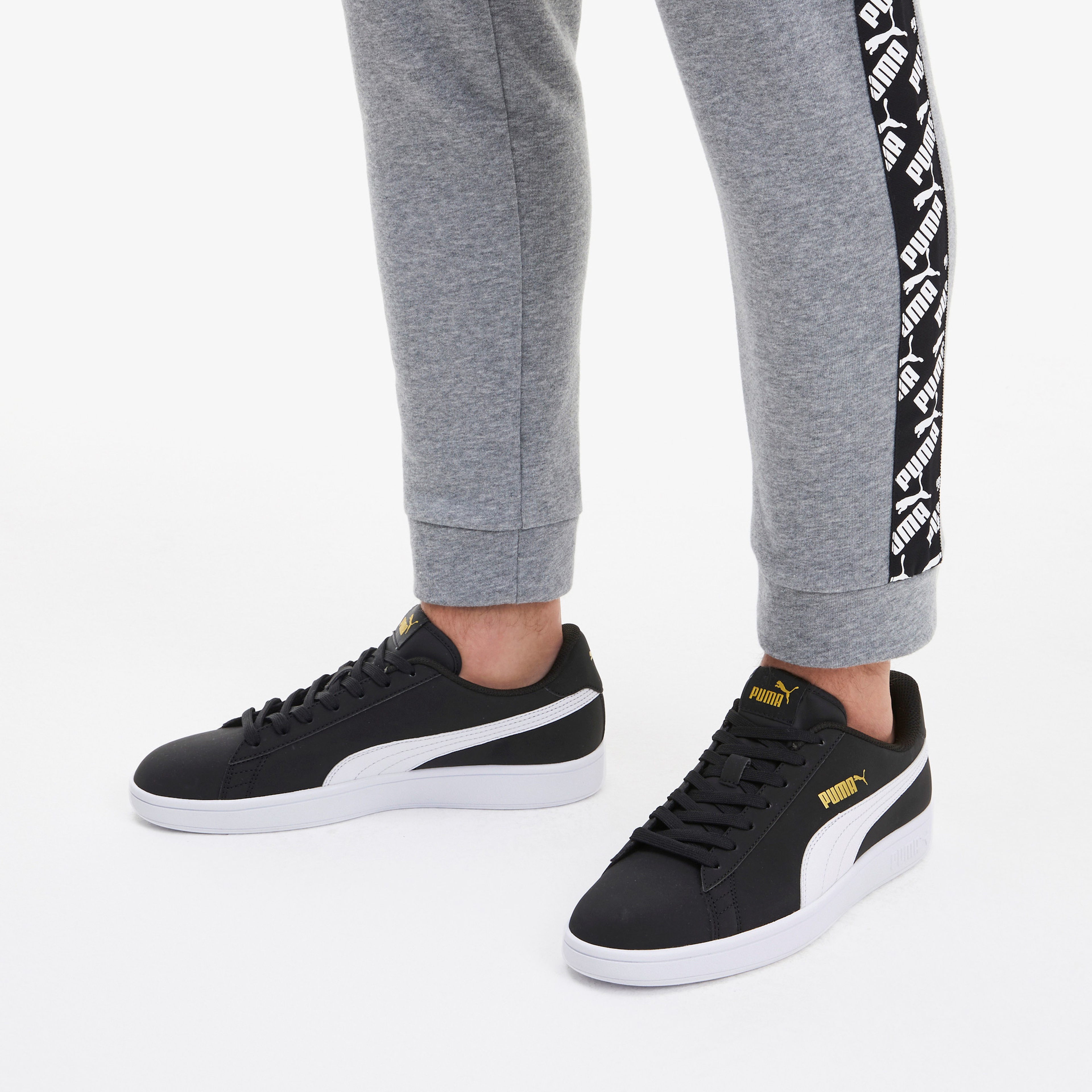Puma Smash V2 Buckite Erkek Siyah Spor Ayakkabı