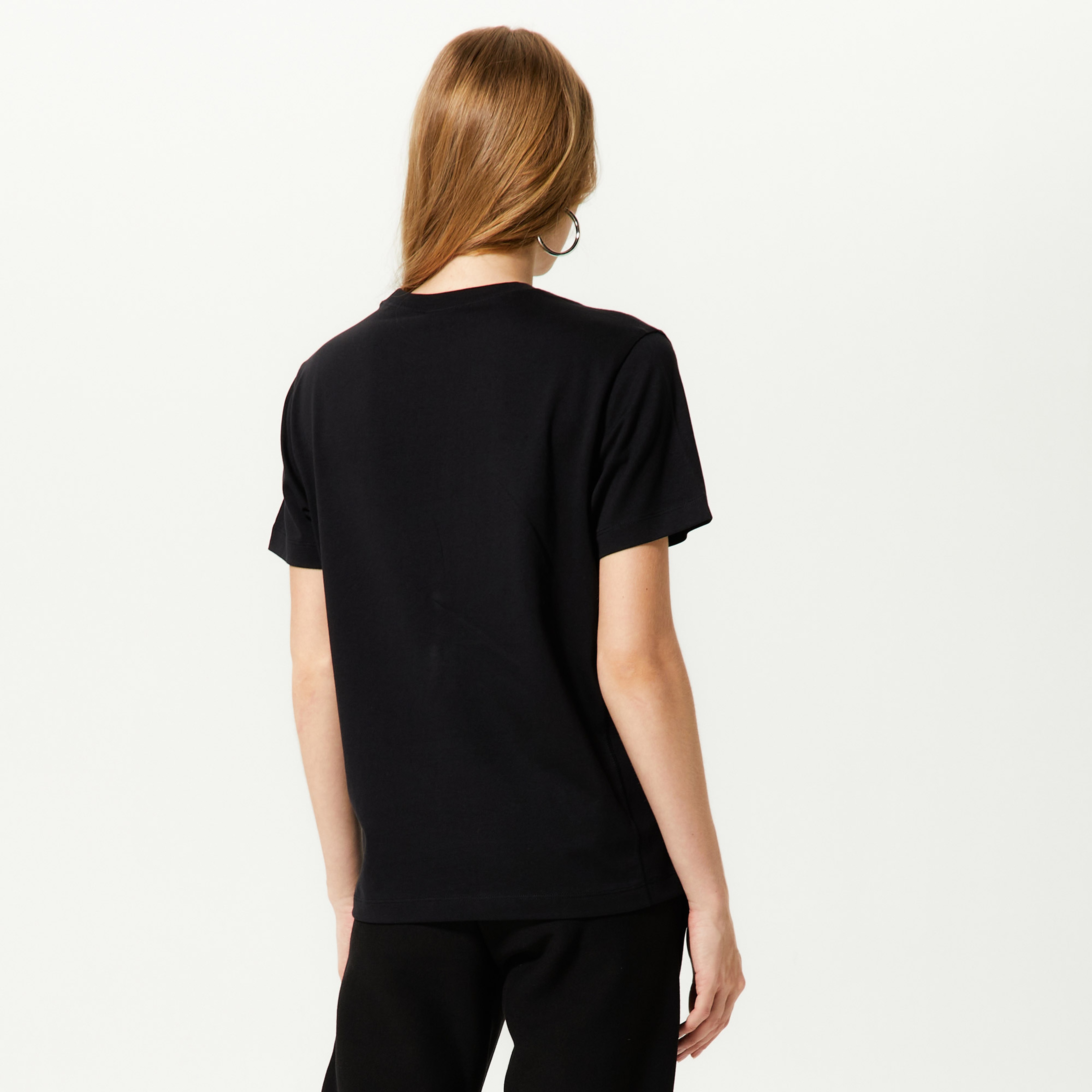 Champion Crewneck Kadın Siyah T-Shirt